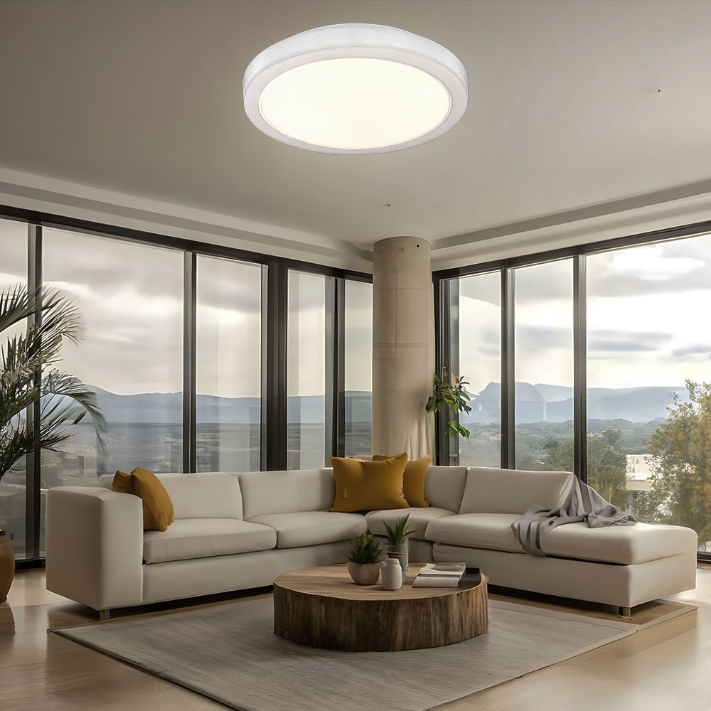 GLOBO LIGHTING LED Deckenleuchte, Leuchtmittel inklusive, Warmweiß, LED 8 Watt Deckenleuchte Deckenbeleuchtung Deckenlampe