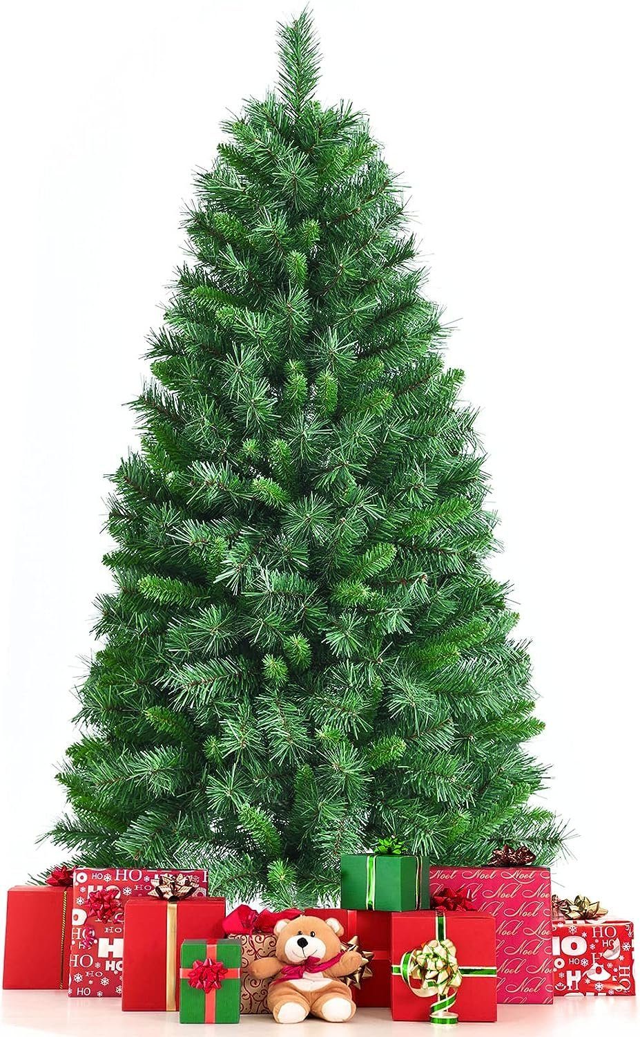KOMFOTTEU Künstlicher Weihnachtsbaum Christbaum, 150cm