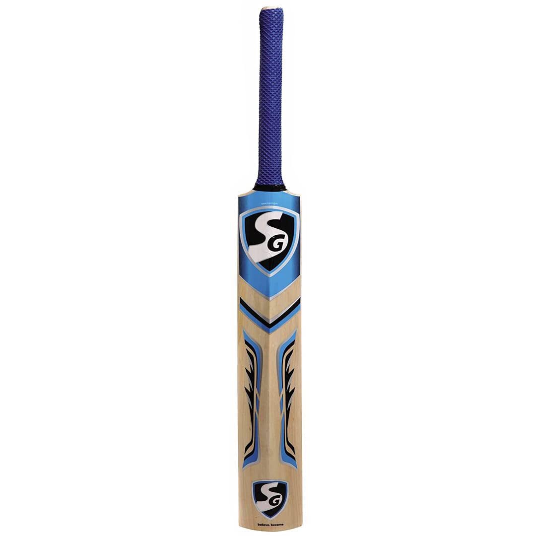 SG Tennisschläger Boundary Xtreme Cricket-Schläger Gr. 5 Beige aus Kashmir-Weide, (Cricket-Schläger mit Schutzhülle, Größe 5, für Herren & Jungen)