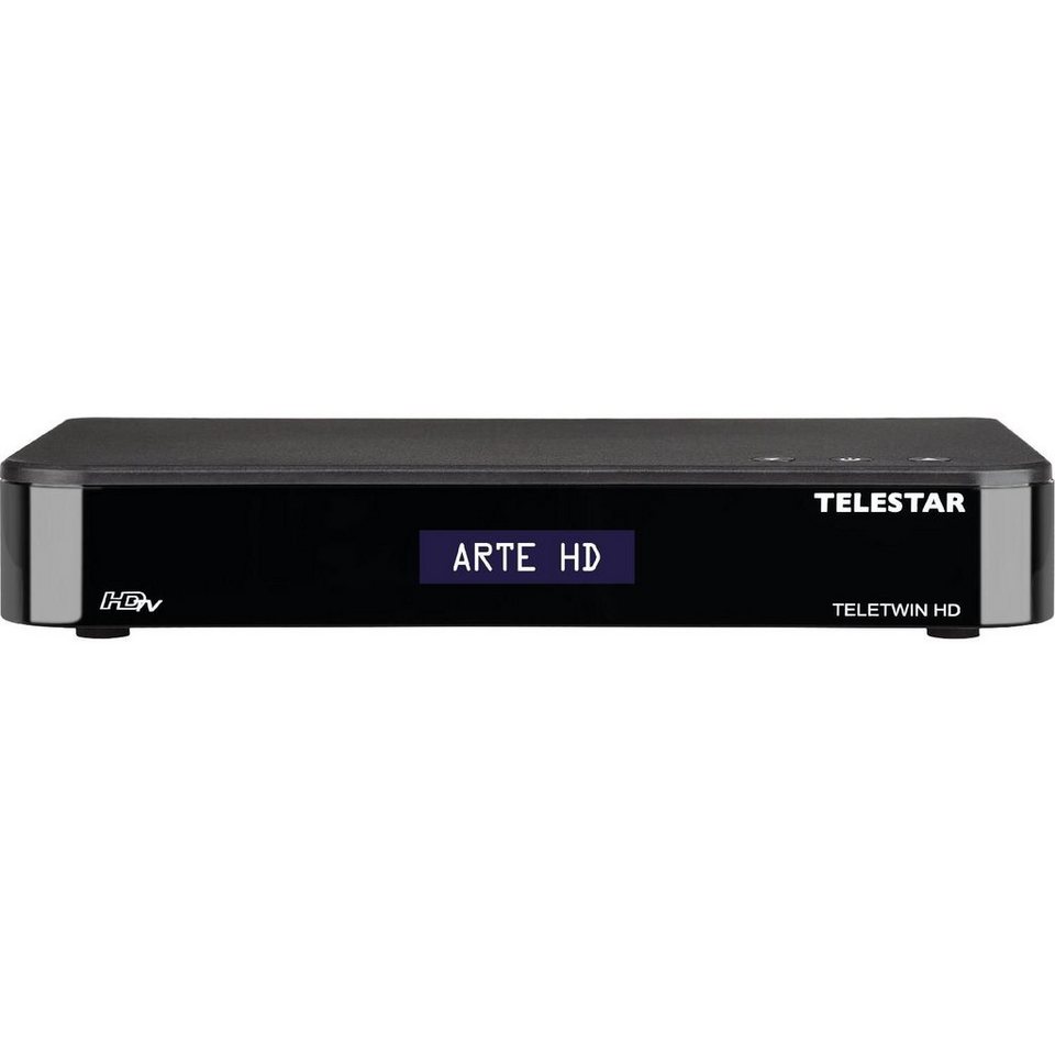 TELESTAR TELETWIN HD FULL HD Twin-Satreceiver mit USB PVR u. Sat to IP  Satellitenreceiver (LAN (Ethernet), A2DP Bluetooth, RJ45 Netzwerkbuchse,  Bluetooth Sende-Funktion)