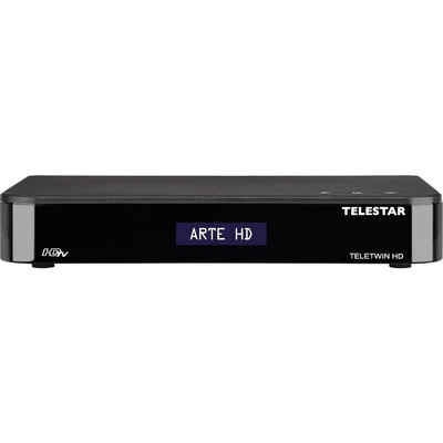 TELESTAR TELETWIN HD FULL HD Twin-Satreceiver mit USB PVR u. Sat to IP Satellitenreceiver (LAN (Ethernet), A2DP Bluetooth, RJ45 Netzwerkbuchse, Bluetooth Sende-Funktion)