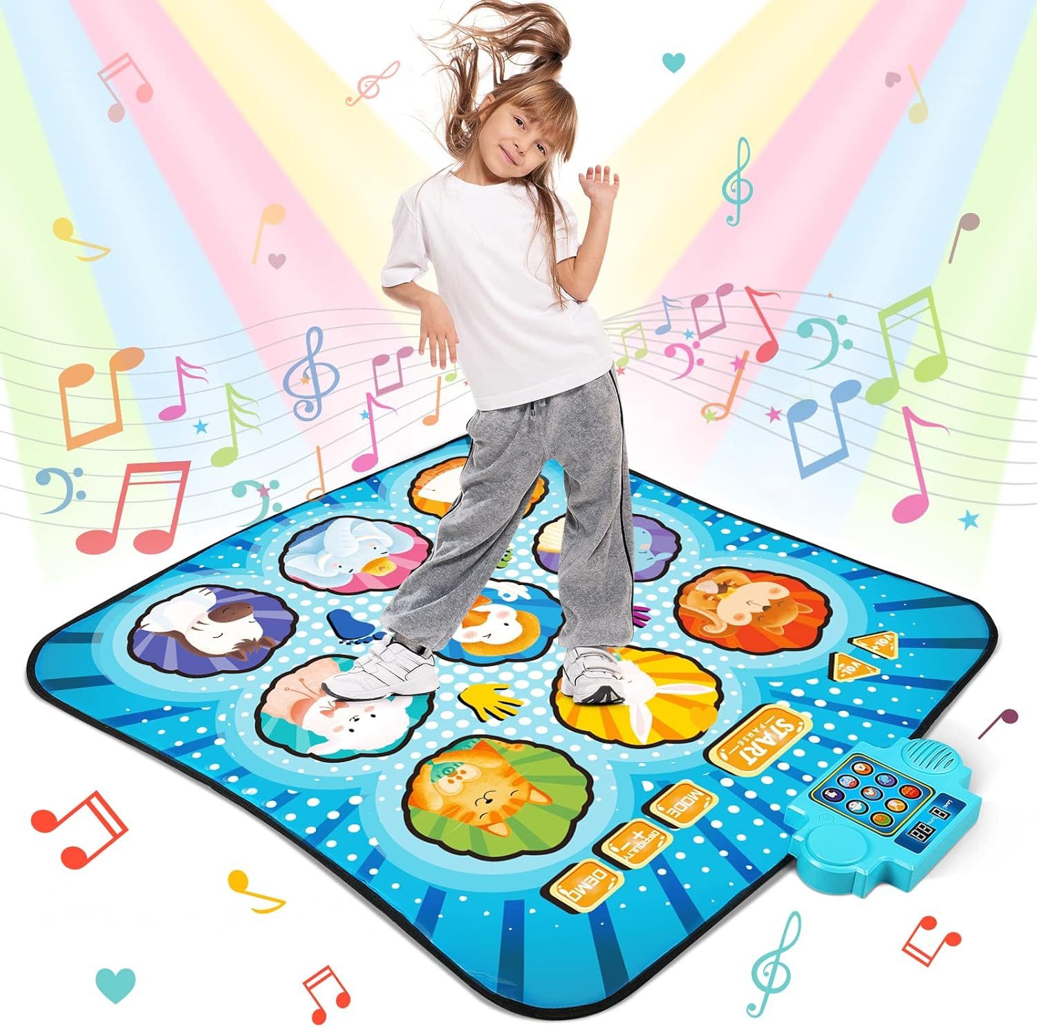 Vivitar Spielmatte Tanzmatte Spielzeug für Kinder Mädchen Jungen, 3 Herausf günstig online kaufen