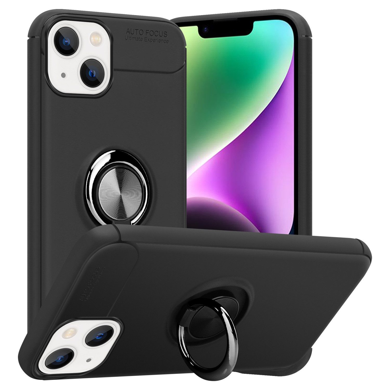 Cadorabo Handyhülle für iPhone 14 PLUS Hülle Apple iPhone 14 PLUS, Robustes Hard Case - Handy Schutzhülle - Hülle - Back Cover Bumper