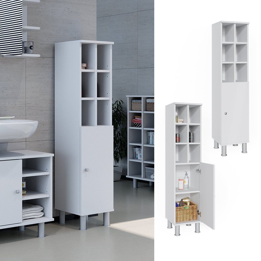 Vicco Midischrank Fynn, Weiß, 30 x günstig online kaufen
