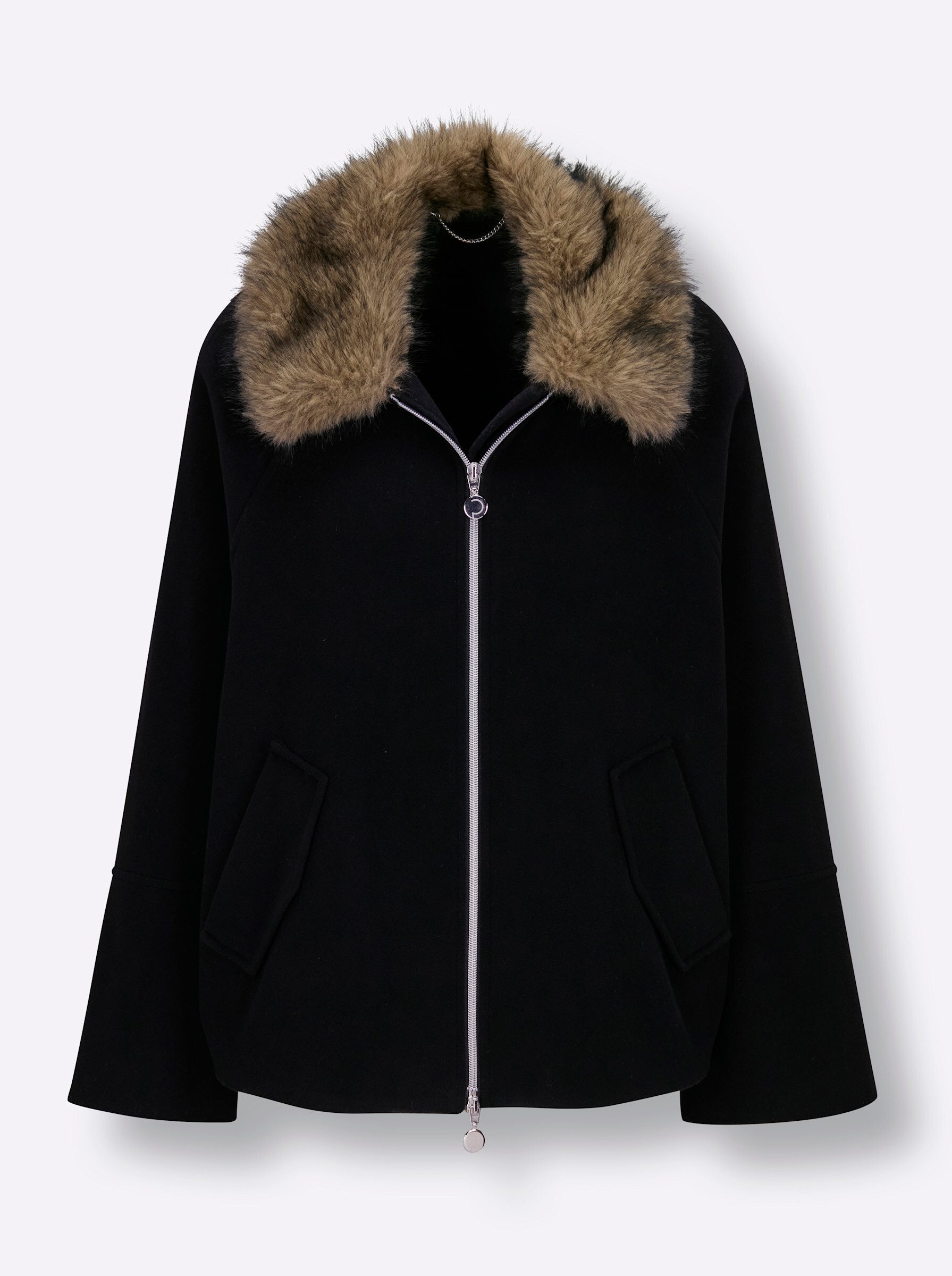 Allwetterjacke Woll-Jacke Langarm