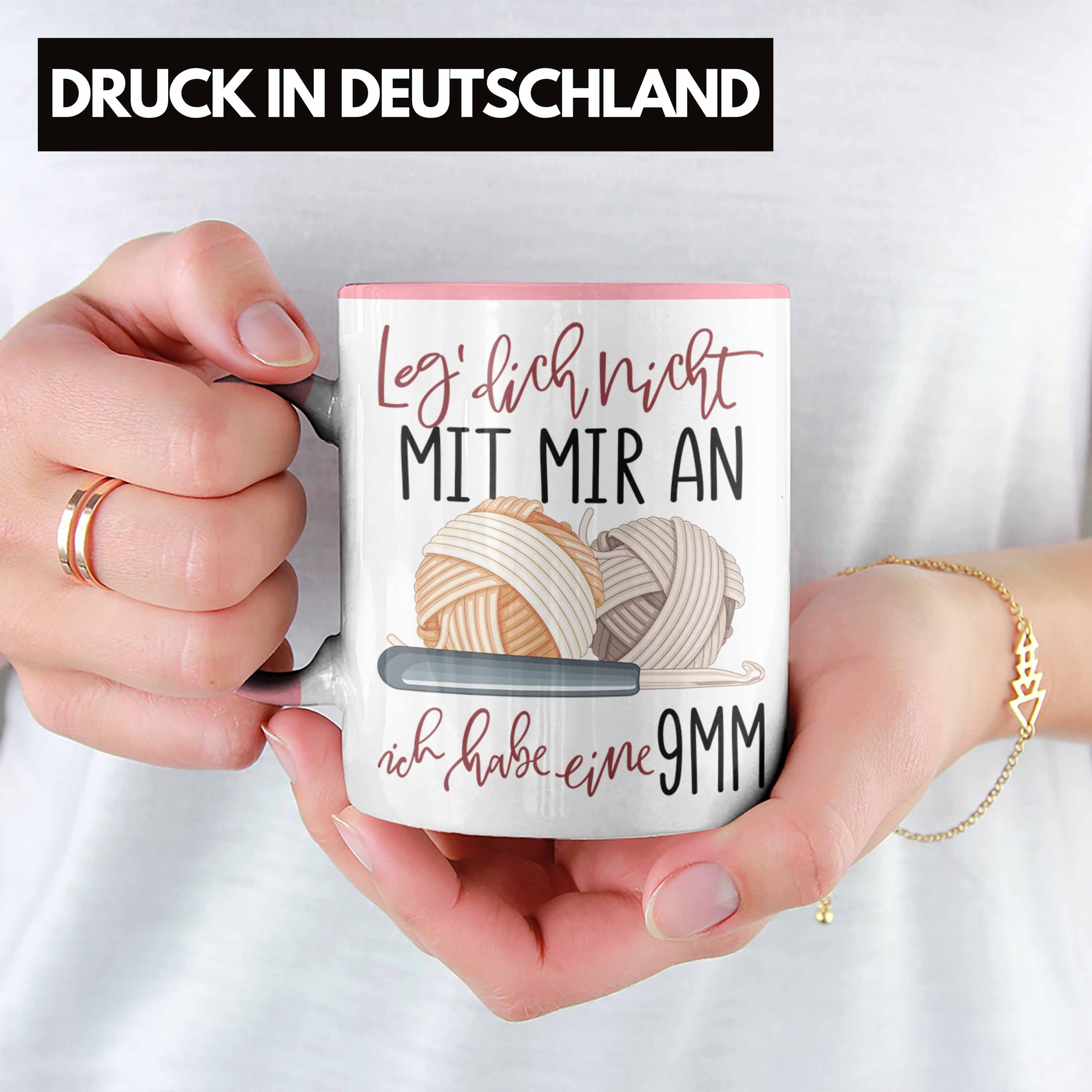Trendation Tasse Stricken Tasse Geschenk Häckeln Leg Dich Nicht Mit Mir an Ich Habe Ein