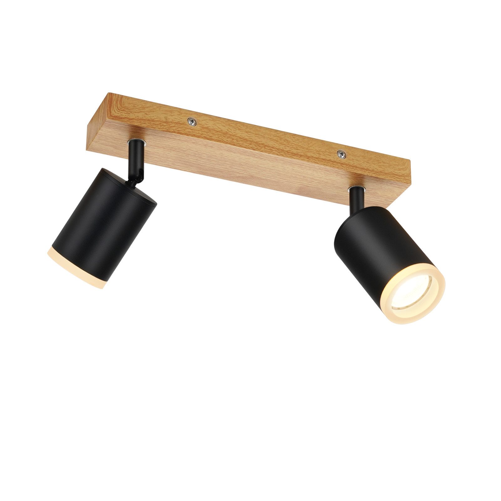 Nettlife Deckenstrahler Schwarz/Weiß Deckenspots Küchenlampe GU10 günstig online kaufen
