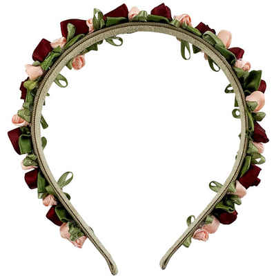 Trachtenland Haarreif Blumen Haarschmuck "Rosalie" mit Rosenblüten