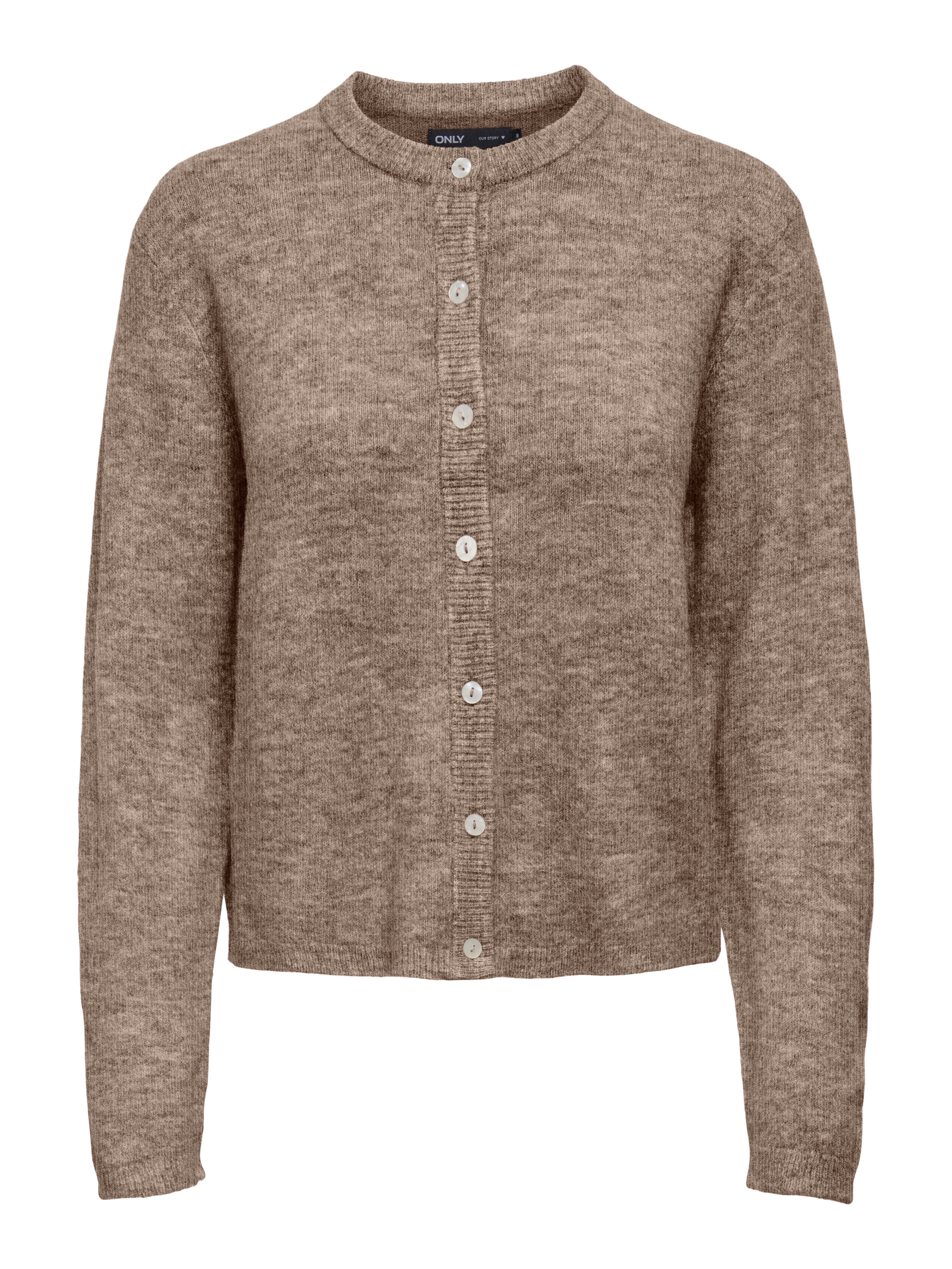 ONLY Strickjacke ONLSIMONI L/S O-NECK CARDIGAN KNT NOOS Materialmix, relaxed fit