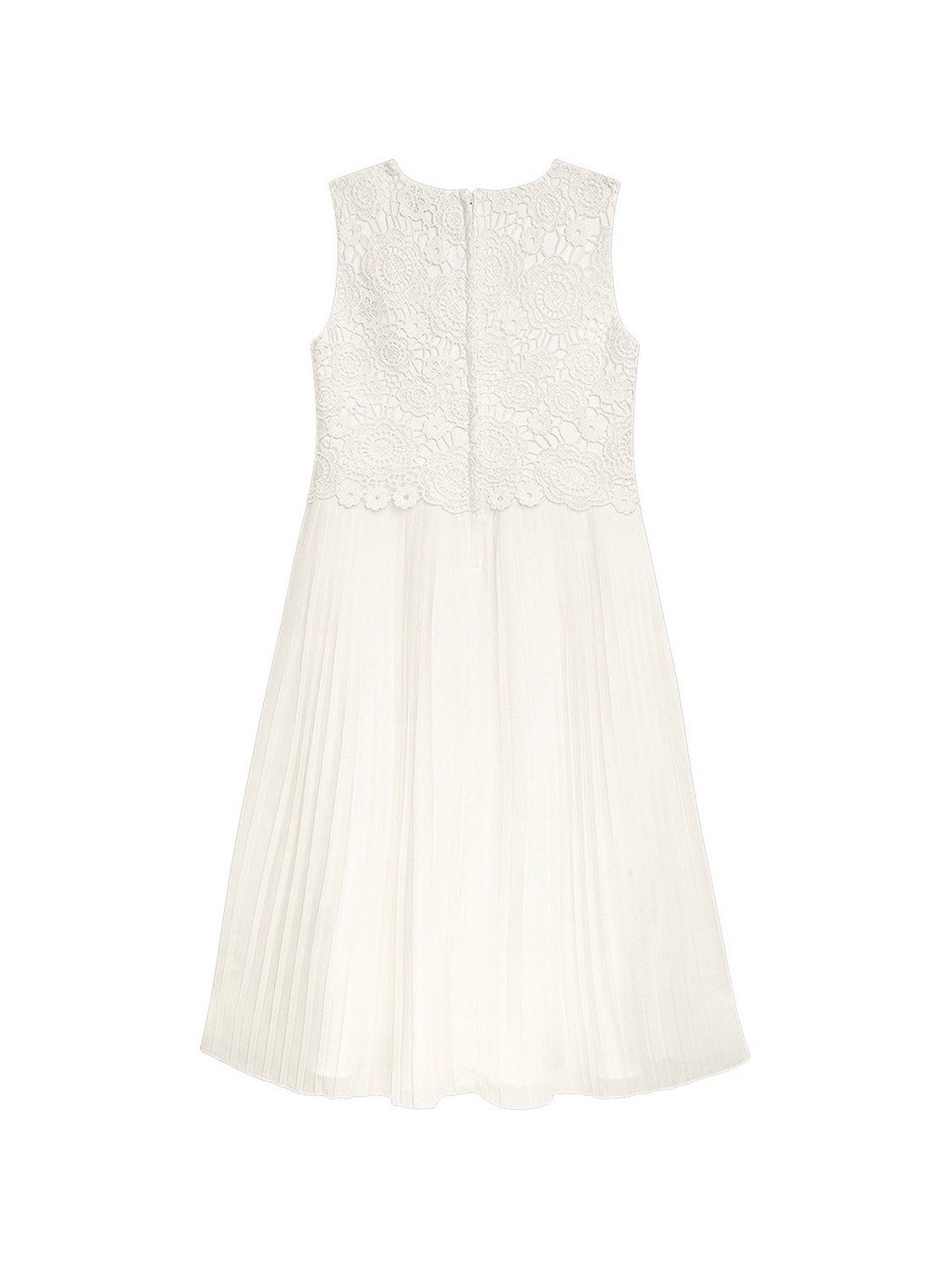 DANAMADE Abendkleid DZUZANA (1-tlg) Festliches Mädchenkleid mit edlem Spitzenoberteil in Ivory