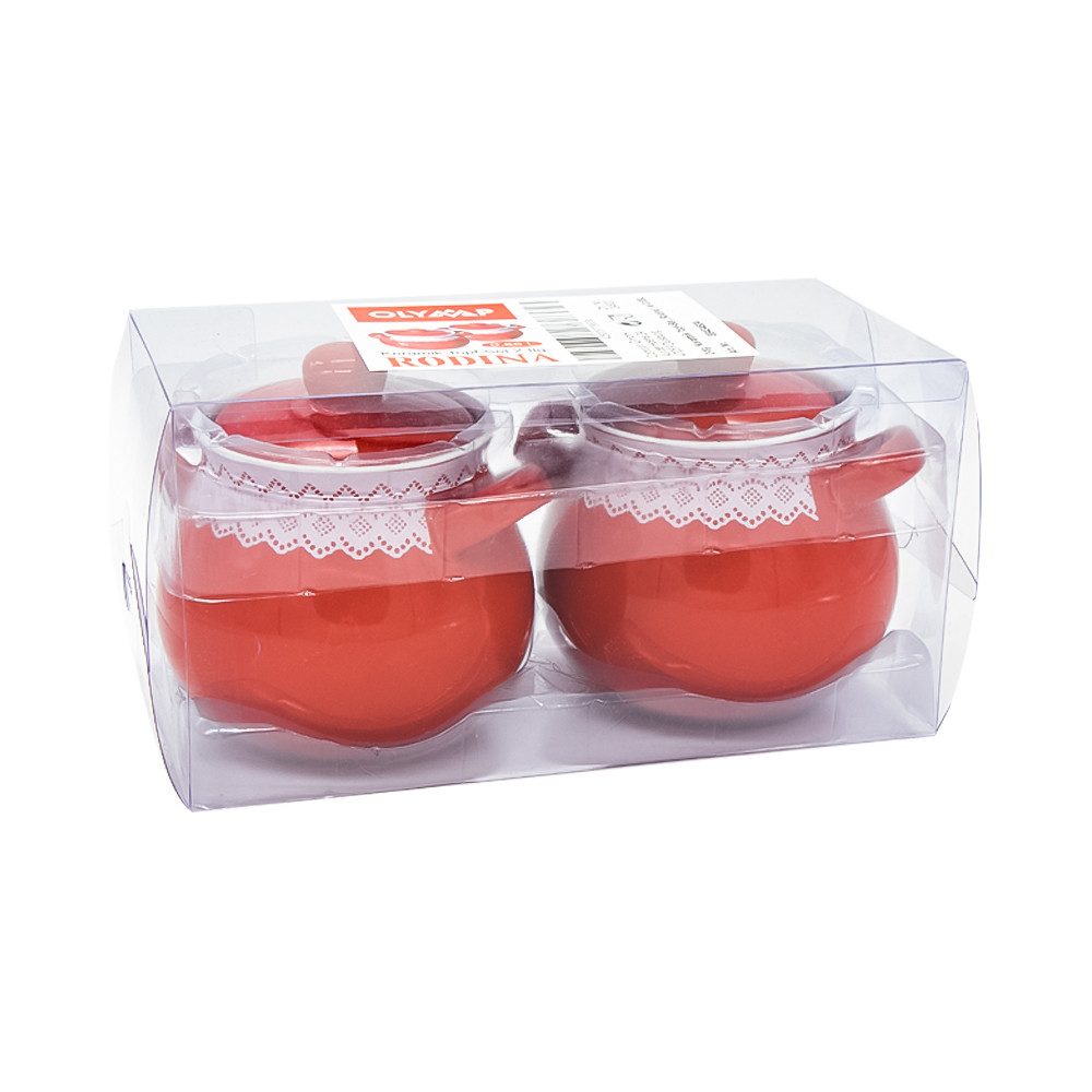 Auflaufform Keramiktopf-Set Rodina 2 x 0,65 L Schmortopf Suppentopf Keramik Ofen, Keramik – Bild 2 von 2