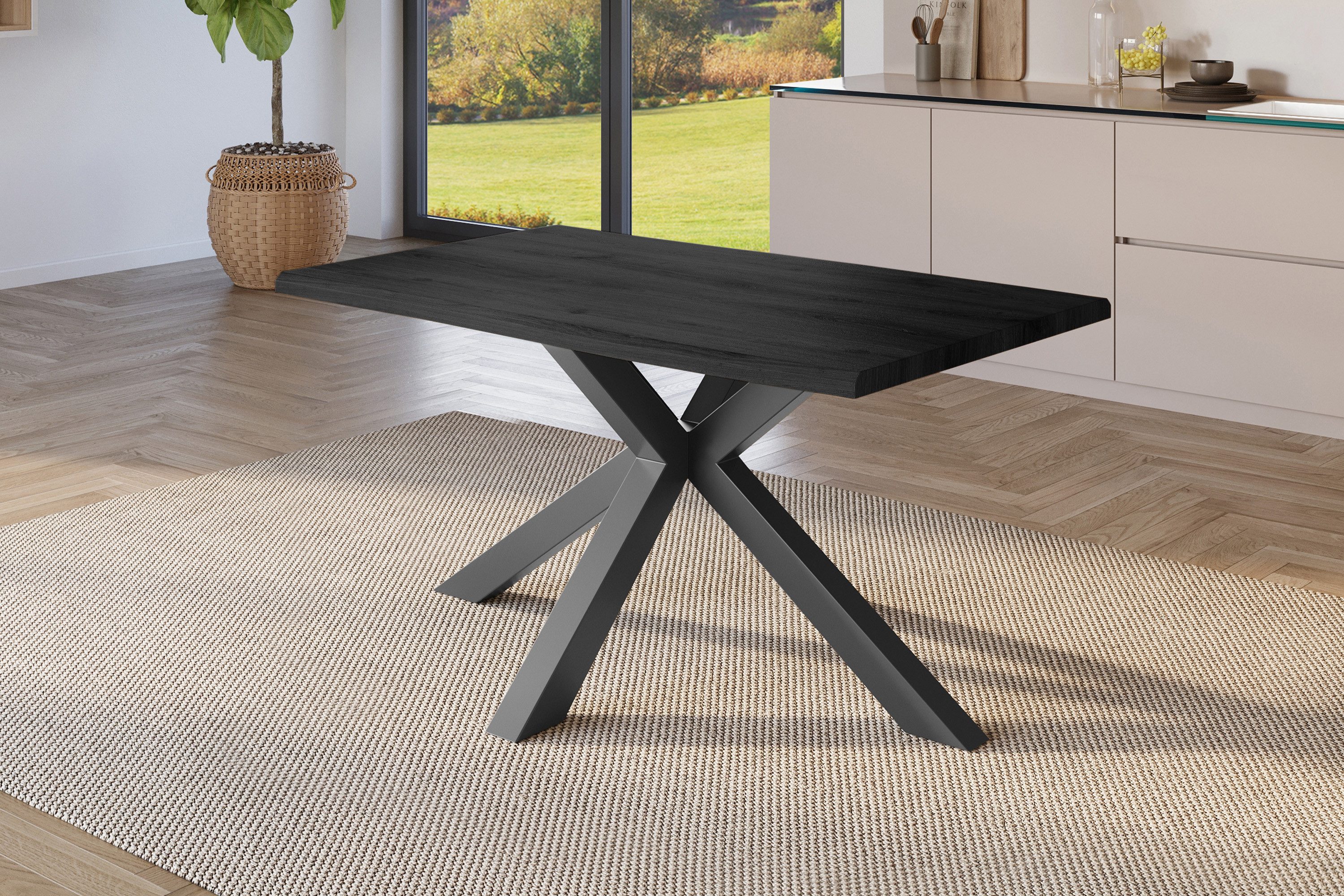 SAM® Esstisch Joel, Holz Grau-Optik, verschiedene günstig online kaufen