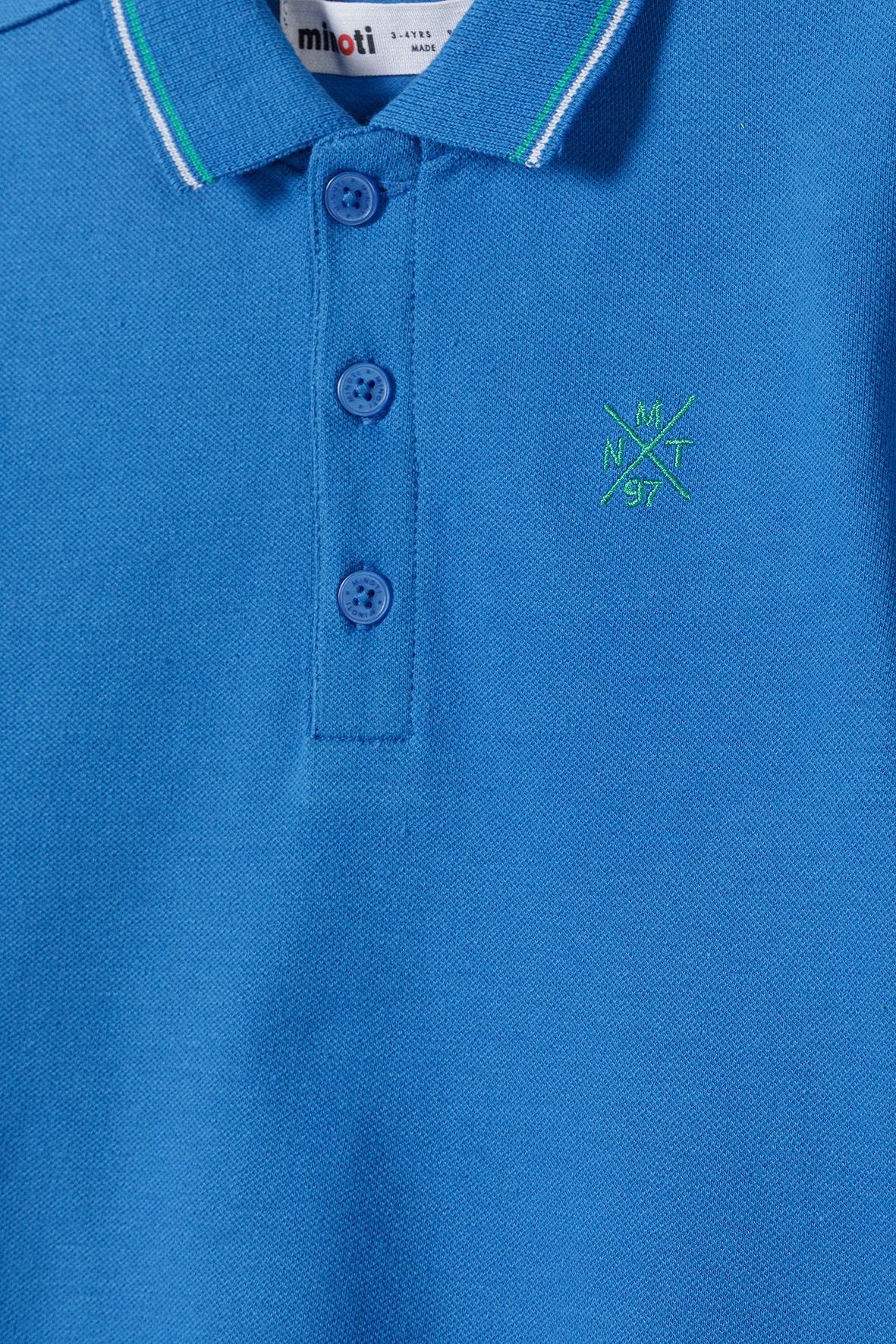 MINOTI (12m-14y) Blau Poloshirt Polohemd