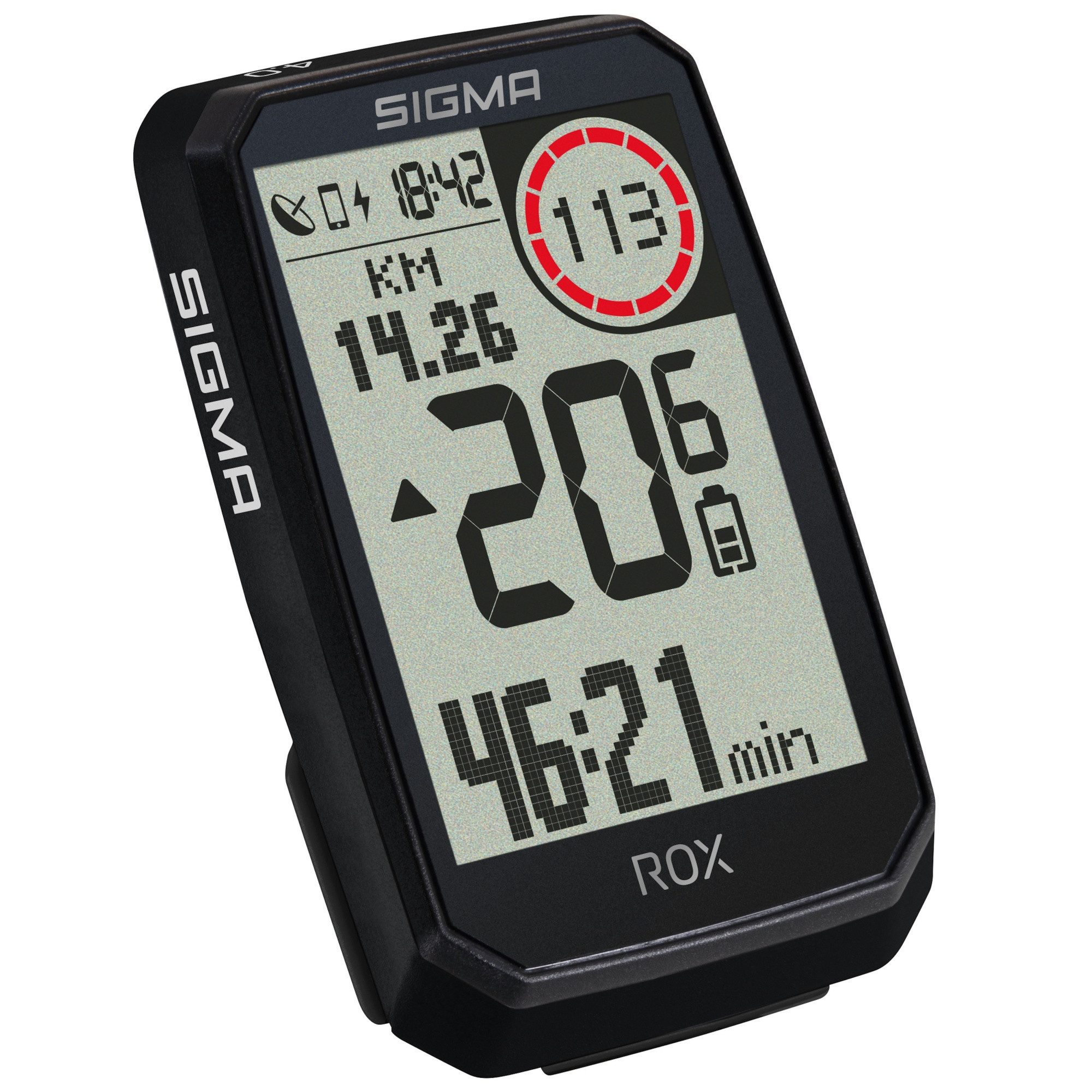 SIGMA Fahrradcomputer Rox 4.0 Endurance 01066 41 Stunden Akkulaufzeit GPS Navi Fahrradtacho
