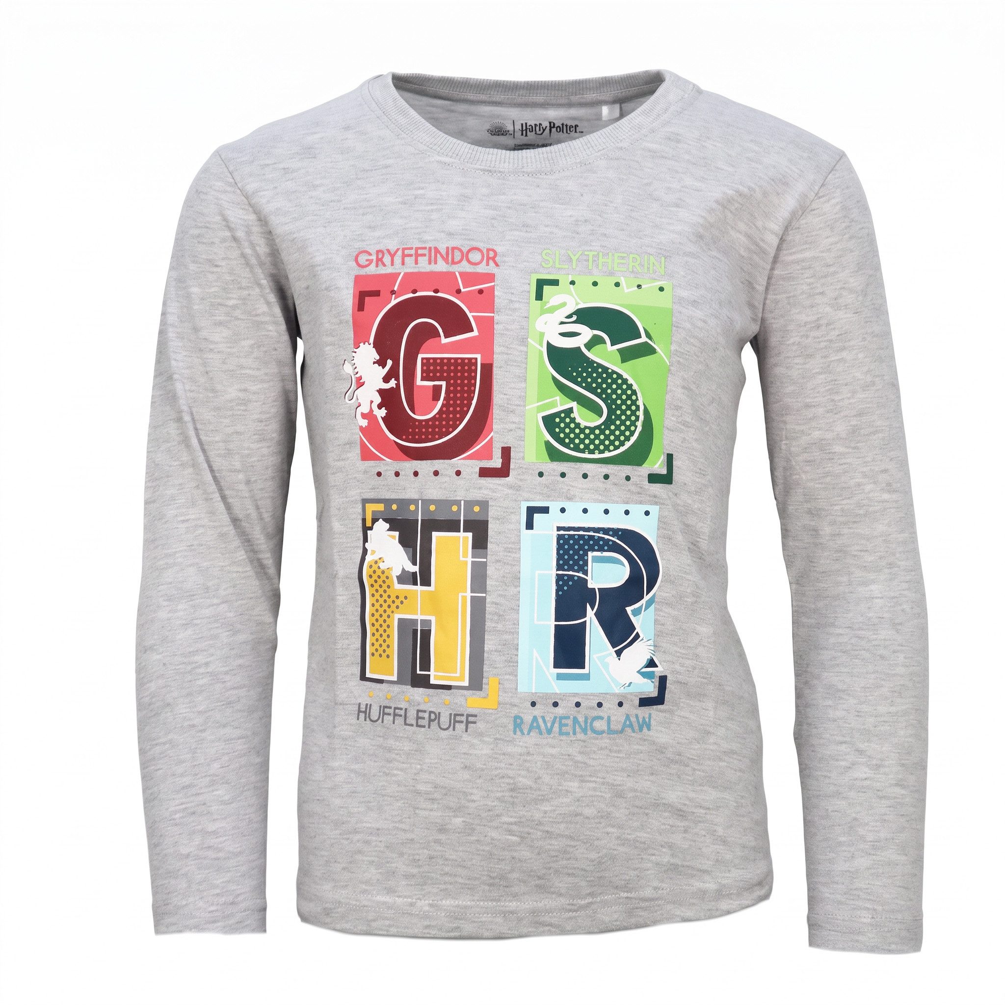 Harry Potter Print-Shirt Harry Potter Hogwarts Gryffindor Jungen langarm T-Shirt Shirt Gr. 104 bis 134