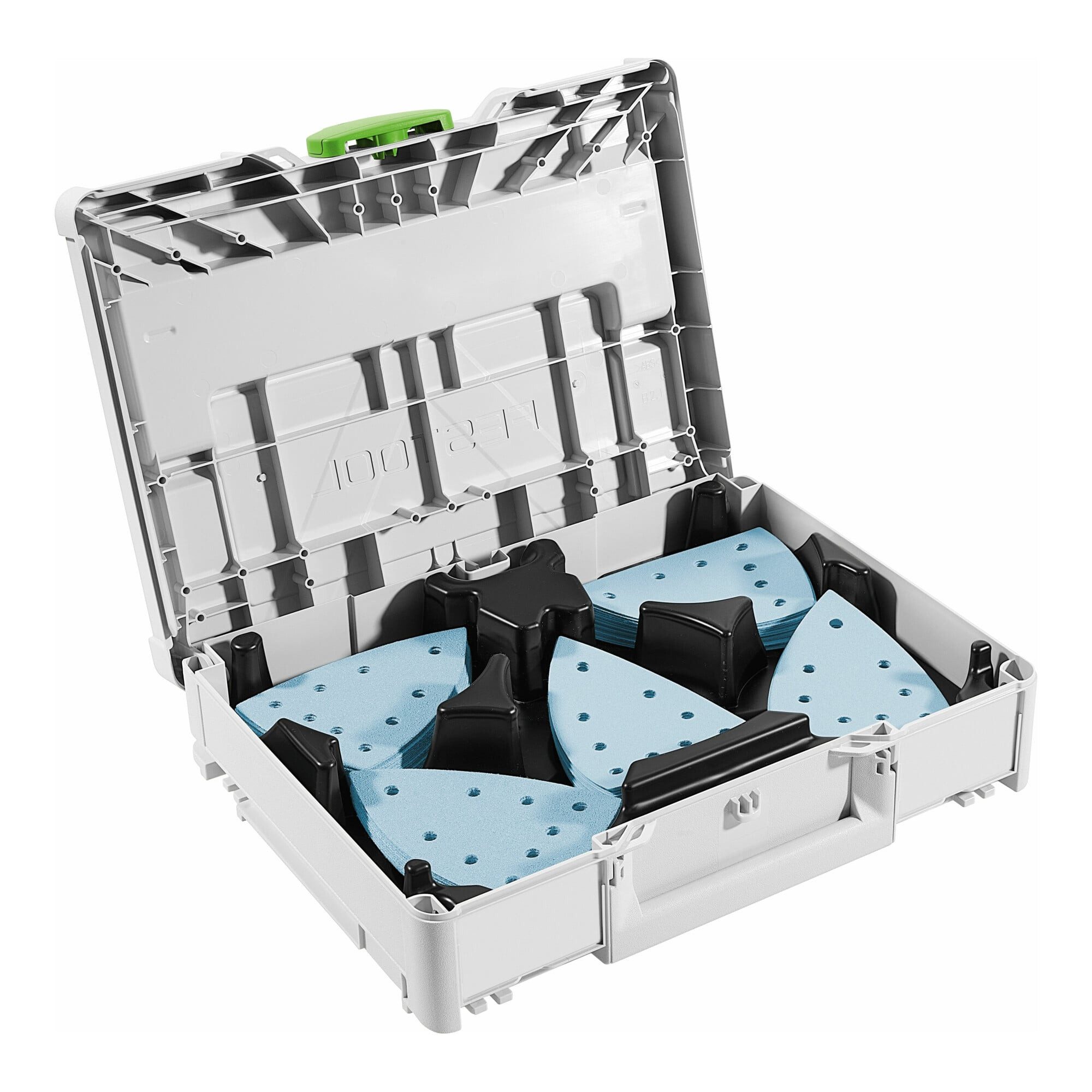 FESTOOL Schleifpapier Festool Schleifmittel-Systainer³ SYS-STF DELTA GR-Set Granat