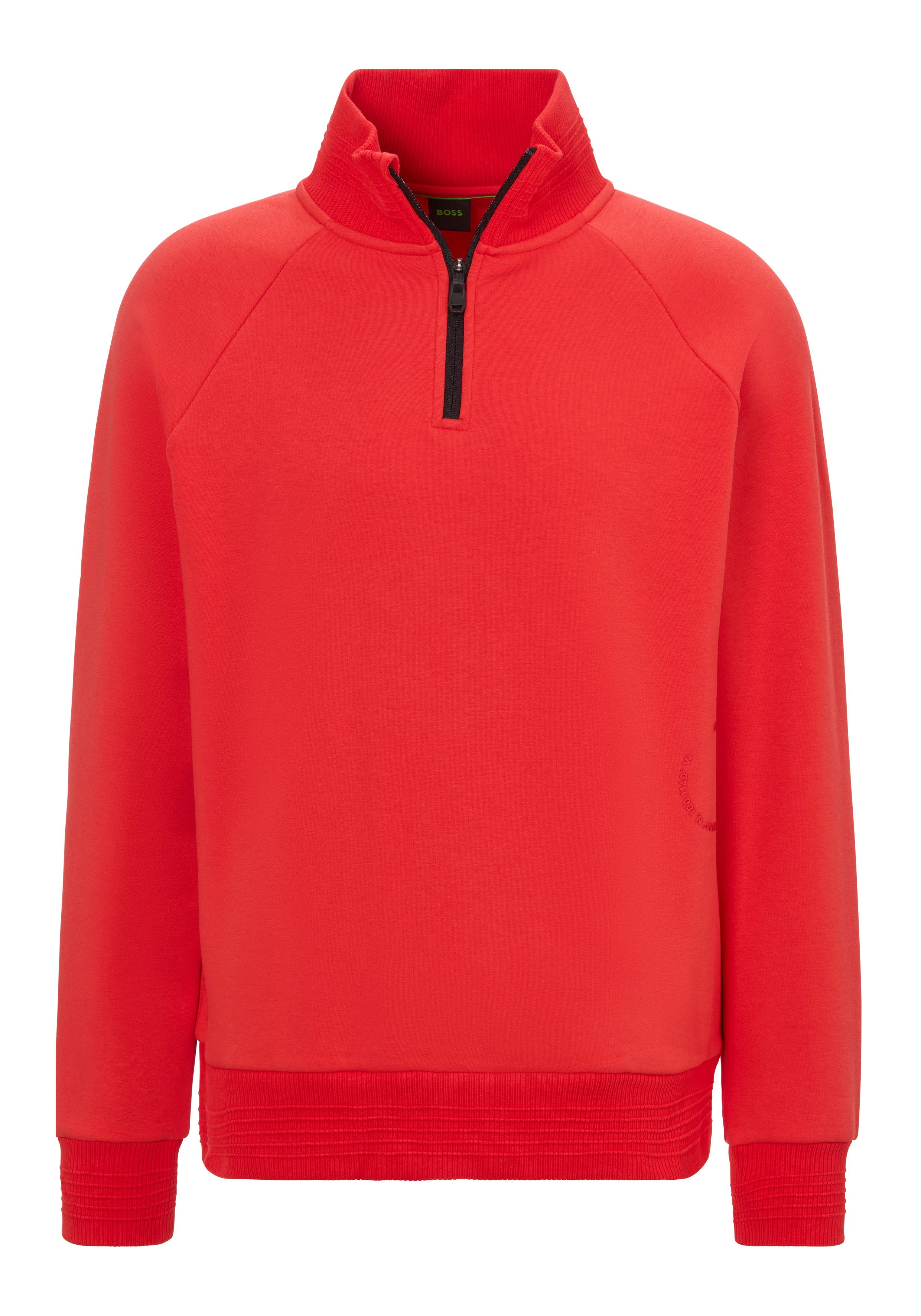 BOSS GREEN Sweatshirt Saggel mit Markenlabel