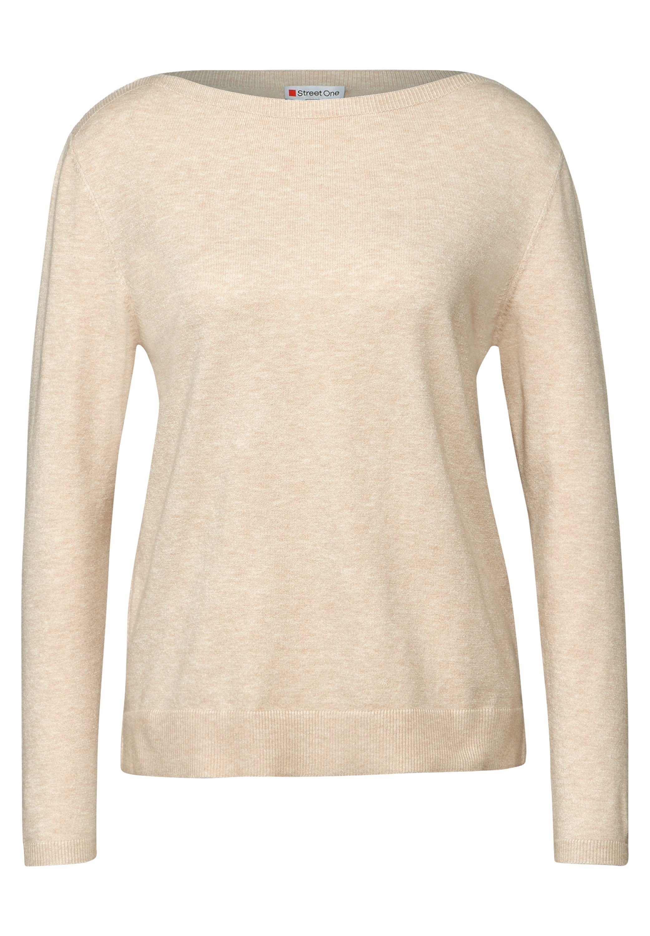 STREET ONE Rundhalspullover Kuscheliger Pullover (1-tlg) günstig online kaufen