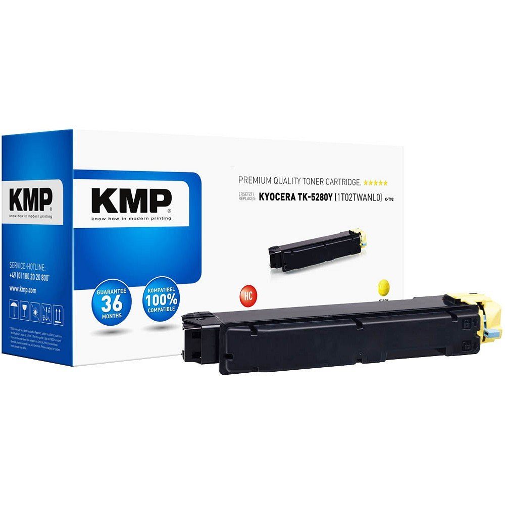 KMP Tonerkartusche 1 Toner K-T90 ERSETZT Kyocera TK-5280 - yellow, (1-St)
