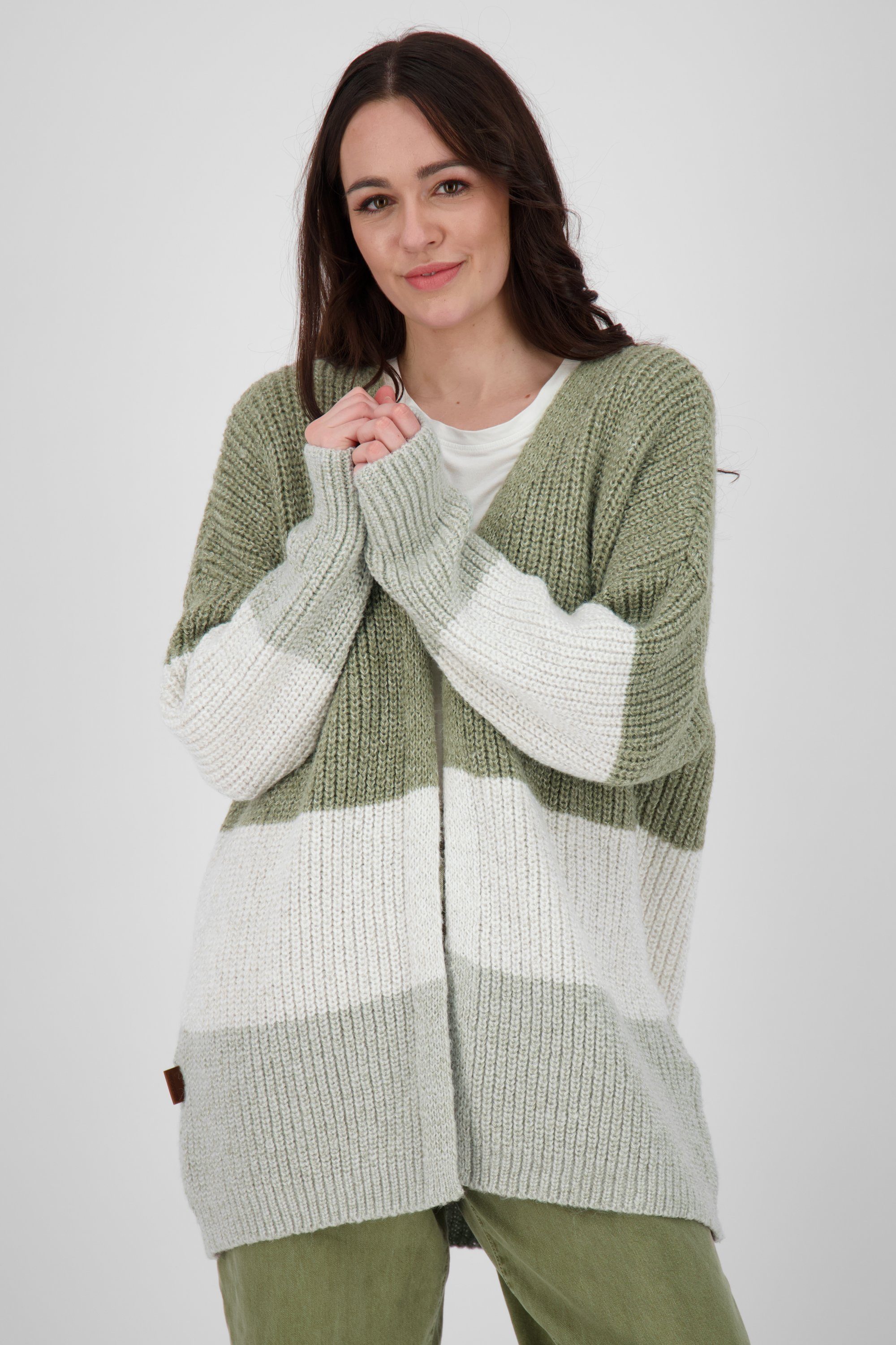 Offizielle Versandhandelsseite Alife & Strickjacke MaleaAK Cardigan Damen Knit Kickin Cardigan dust