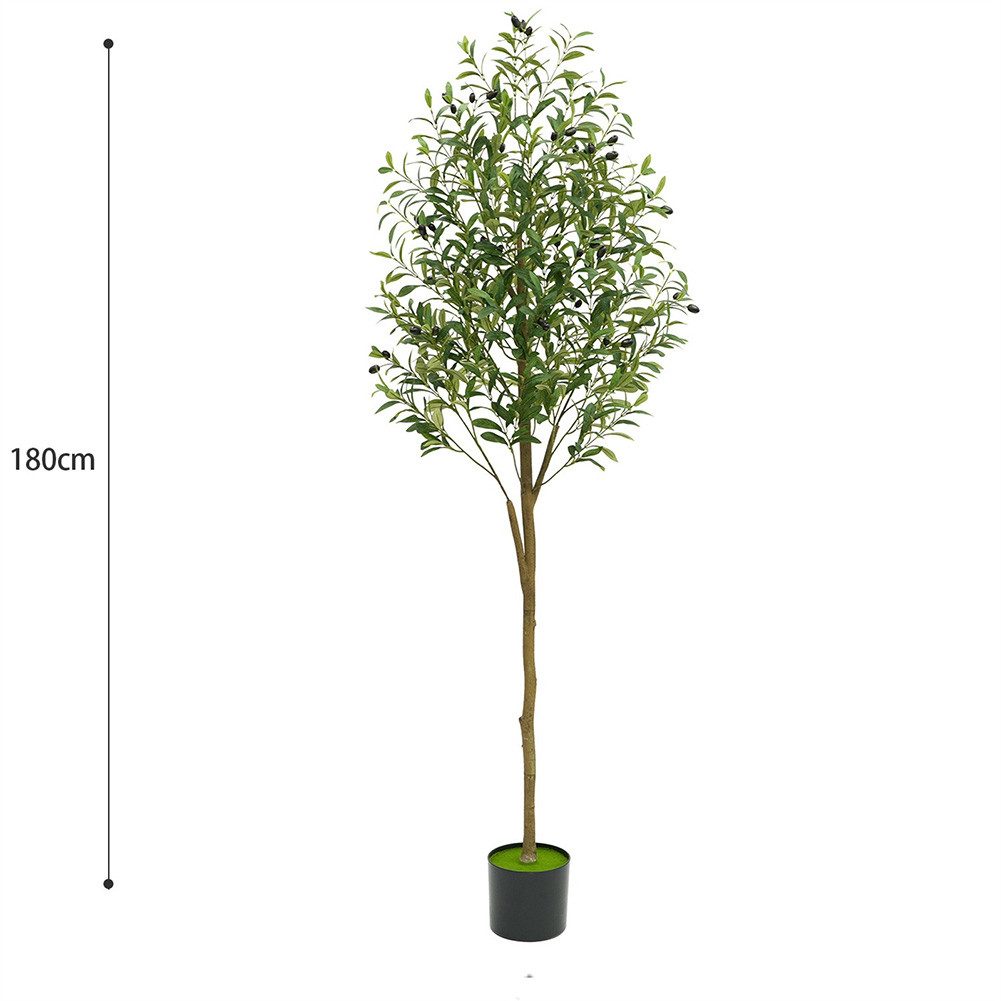 Kunstbonsai Künstlicher Olivenbaum 4.9ft/5.9ft gefälschter Topf günstig online kaufen