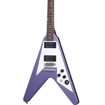 Epiphone E-Gitarre, Kirk Hammett 1979 Flying V Purple Metallic - E-Gitarre