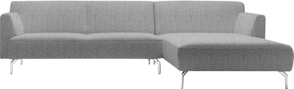 sofa Breite hs.446, cm in hülsta Ecksofa minimalistischer, schwereloser 317 Optik,