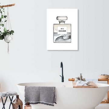 Posterlounge Acrylglasbild Barlena, Ocean N°5, Badezimmer Skandinavisch Illustration