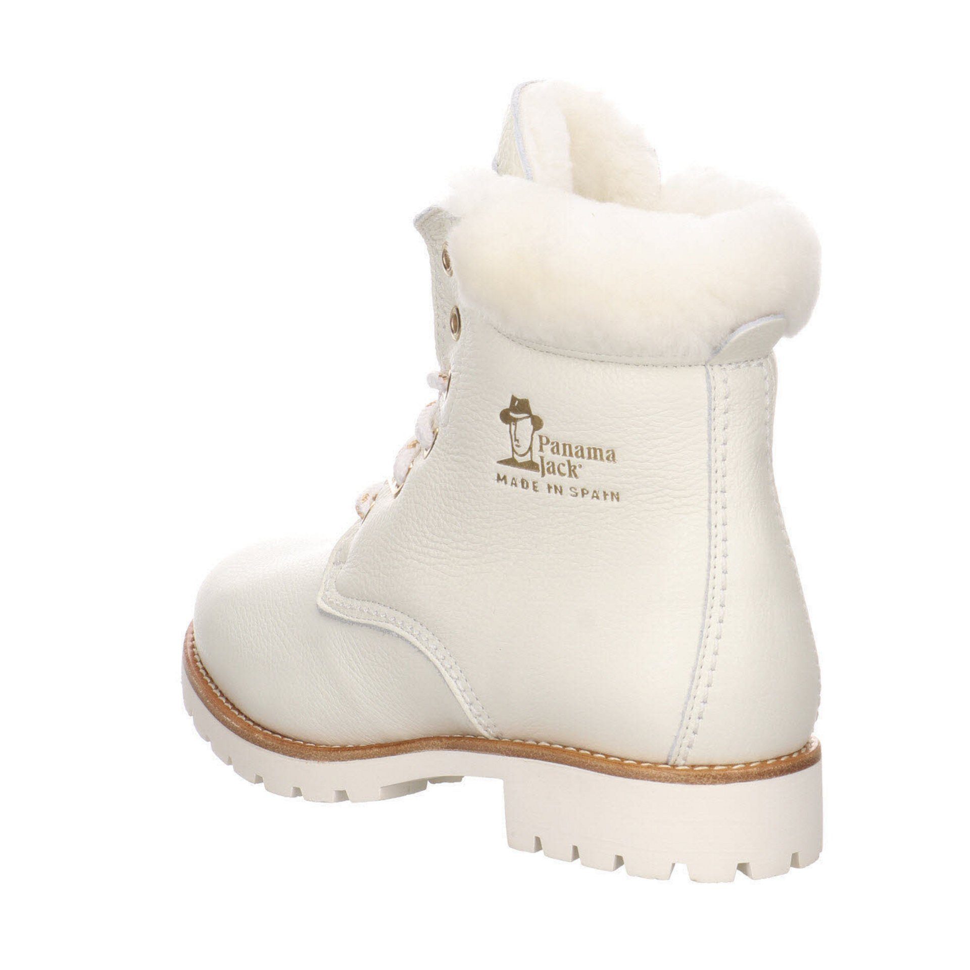 Panama Jack Damen Stiefel Trav Schuhe bianco/white Stiefel Glattleder Igloo Boots