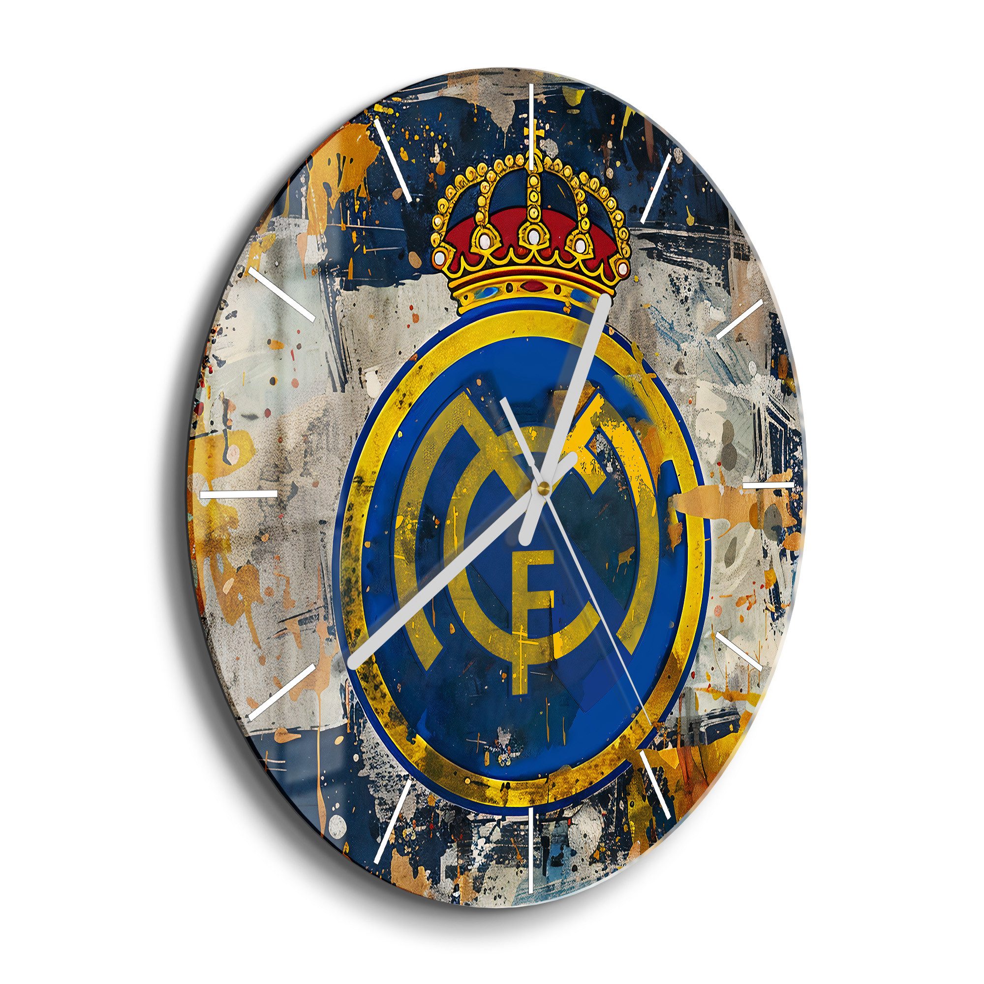 DEQORI Wanduhr 'Wappen Real Madrid' (Glas günstig online kaufen