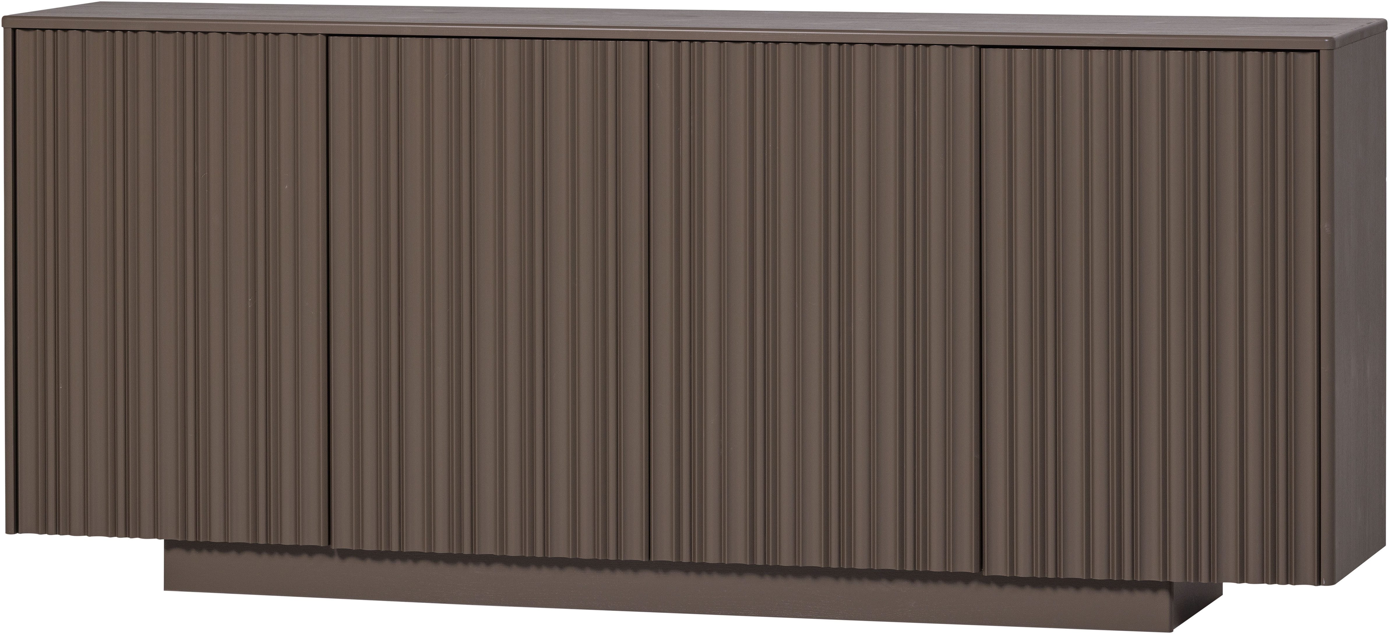 WOOOD Sideboard Nova mit FSC®-Mix Massivkiefer und Dämpfung Funktion 200 x 40 x 85 cm, Tragkraft 15 kg pro boden, sichtbare Maserung, einfach zu montieren