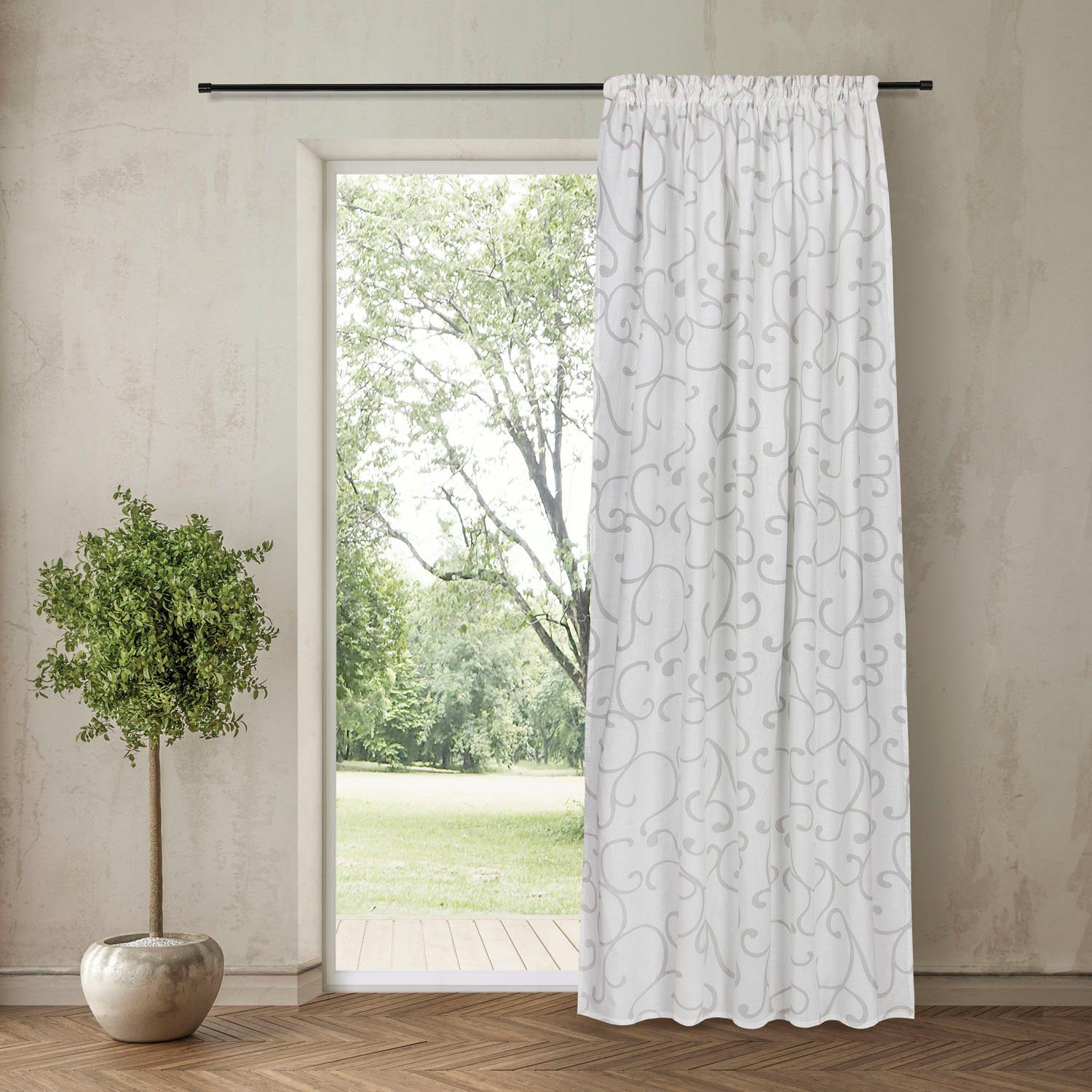 Feel of Nature Gardine Havert, Kräuselband günstig online kaufen