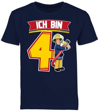 Shirtracer T-Shirt Ich bin 4 - Sam Feuerwehrmann Sam Jungen