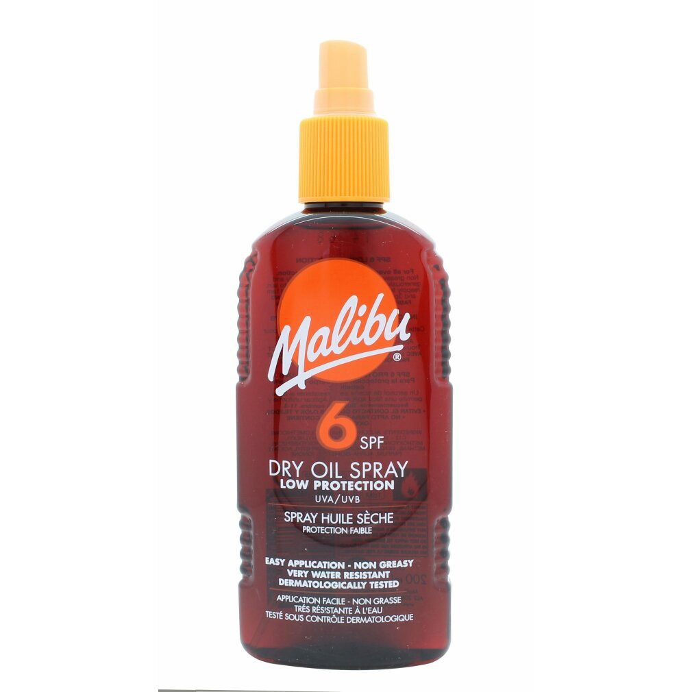 Malibu Sonnenschutzcreme Sun Dry Oil Spray LSF6 Trocken Öl