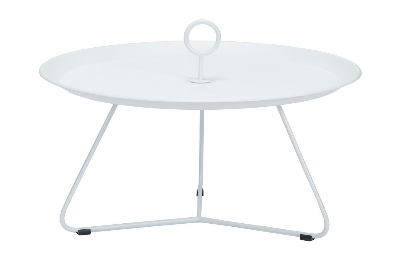 daslagerhaus living Beistelltisch Beistelltisch Eyelet weiss D 70 cm