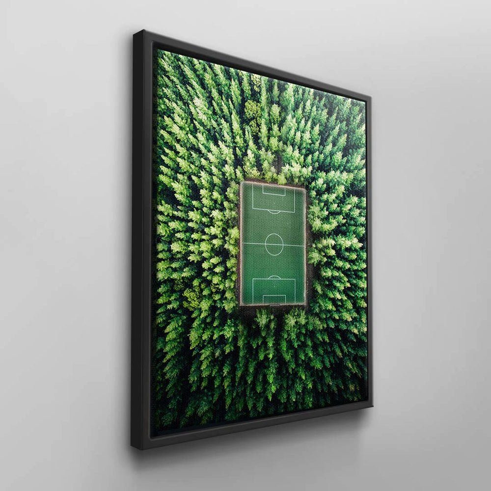 DOTCOMCANVAS® Leinwandbild, von schwarzer Moderne Wandbilder Rahmen CANVAS DOTCOM