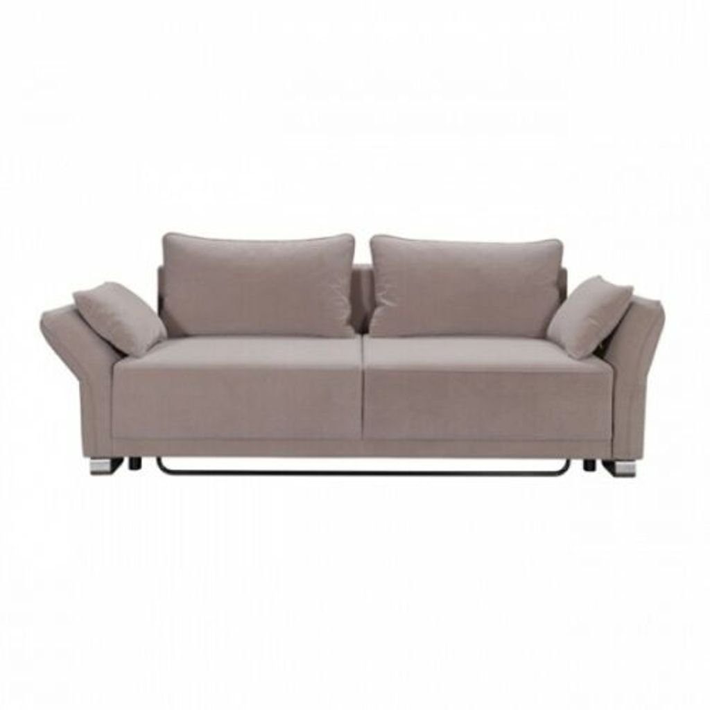 JVmoebel 3-Sitzer Sitz Sofa Polster Bettfunktion Bettfunktion Couch Neu, Textil Schlafsofa 3 Mit Stoff