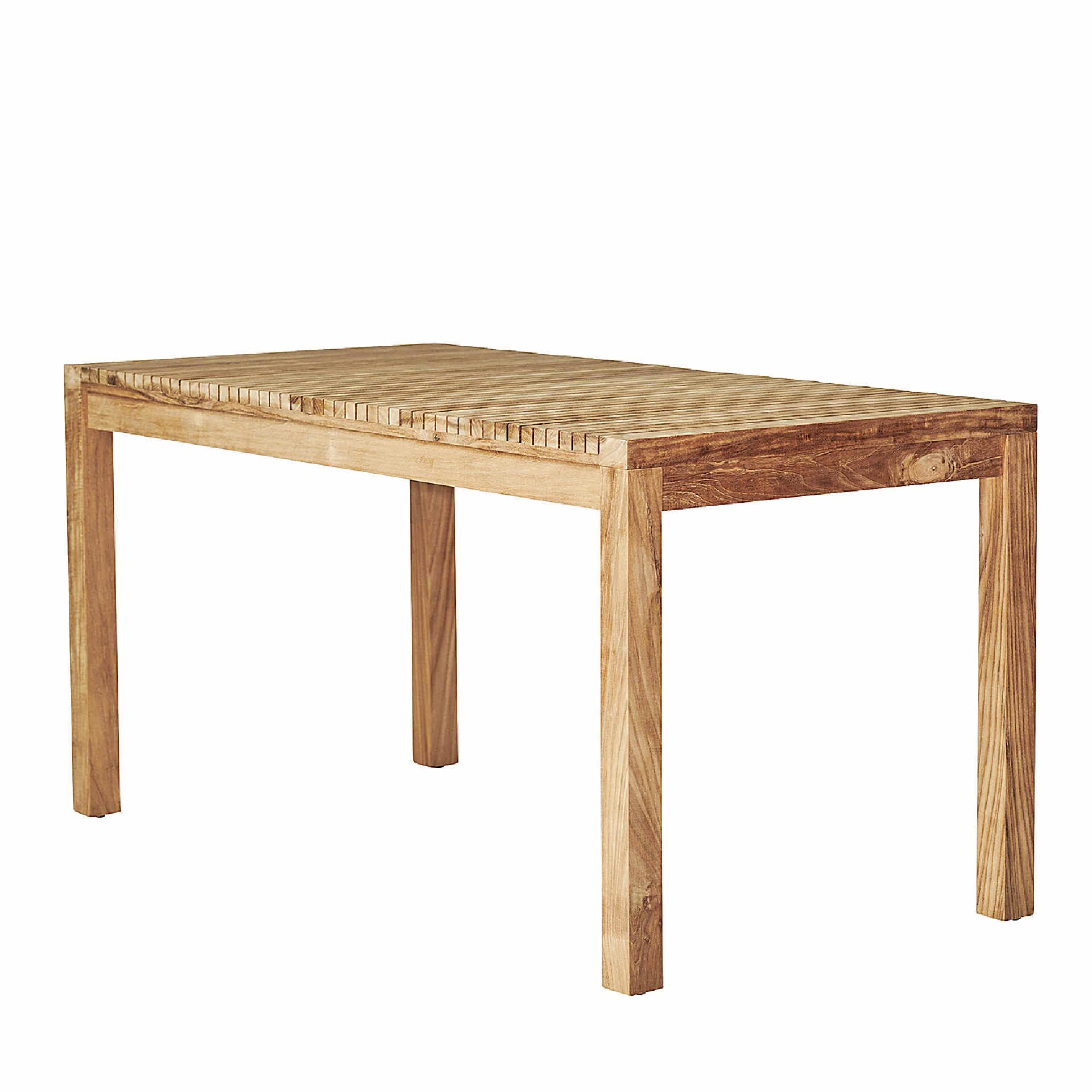jankurtz Esstisch Samoa aus Teakholz, 150 x 75 cm, Geeignet für 4-6 Personen