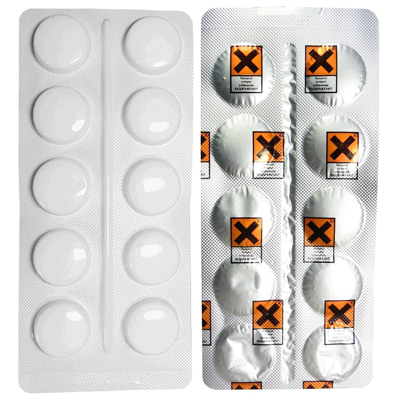 Aquintos Wasseraufbereitung Kalk- und Wasserfilter AquinTobs Kaffeefettlöser Reinigungstabletten 10 x 1,6g passend für, Zubehör für Brüheinheiten Trinkflaschen, Für Kaffeevollautomaten Espressomaschinen