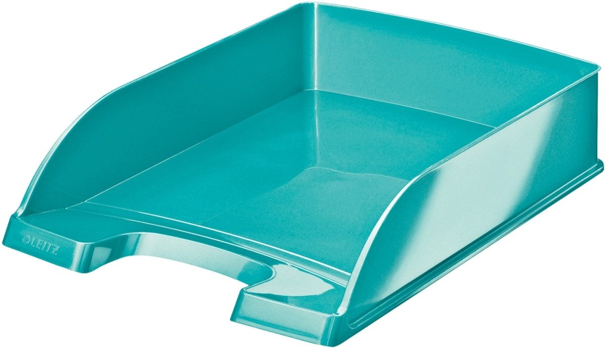 LEITZ Briefablage Briefablage Wow A4 Kunststoff eisblau