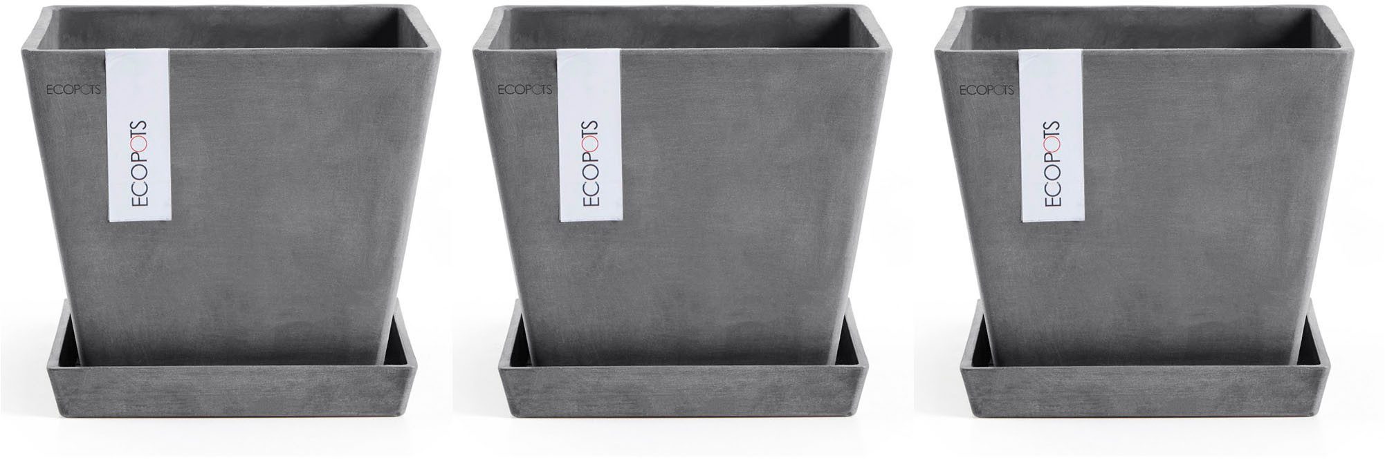 ECOPOTS Blumentopf Rotterdam (Set, 3 St), günstig online kaufen