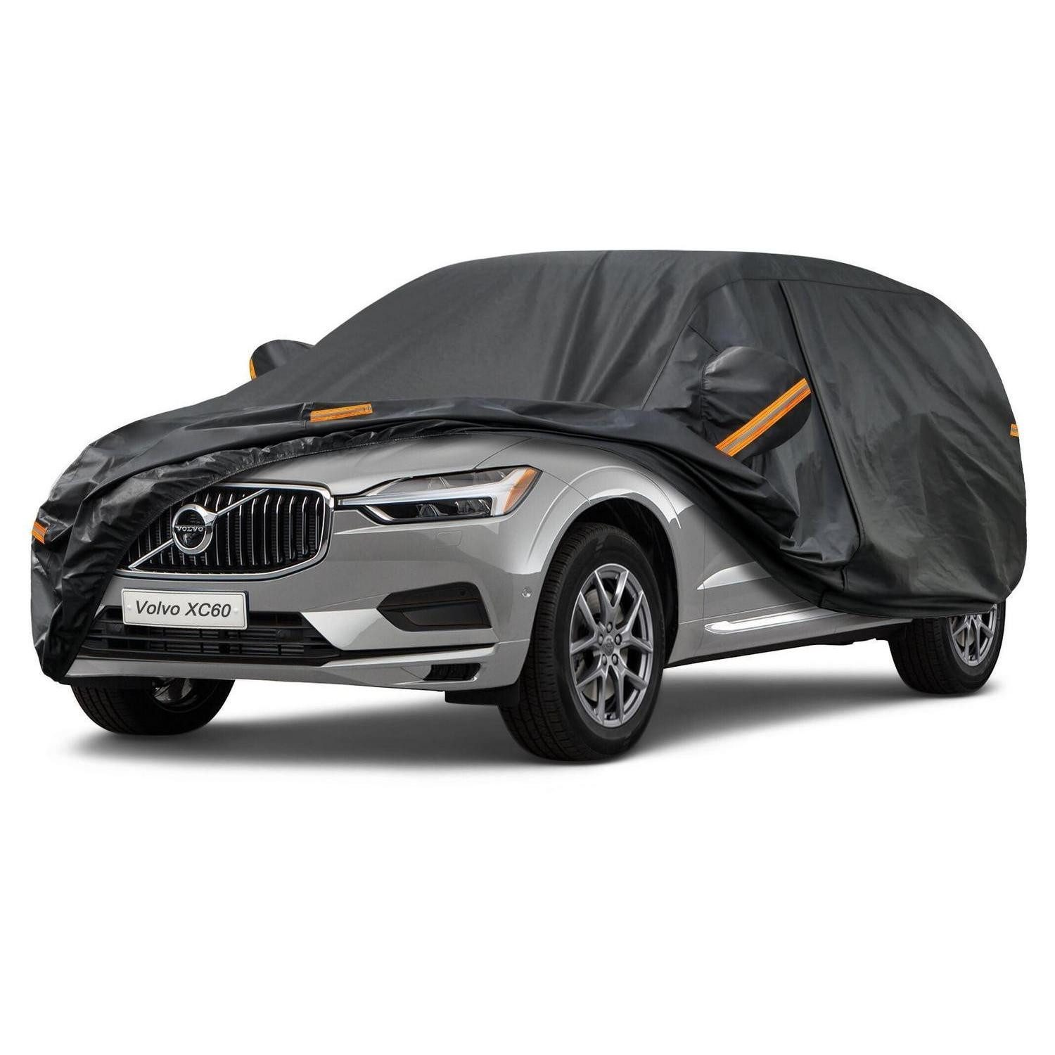 LuxusKollektion Autoplane Autoabdeckung Wasserdicht Passend für Volov XC60(2008-2025) Schwarz