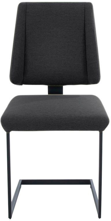 K+W Komfort & Wohnen Freischwinger Longbeach (1 St), mit Gestell und Abstandshalter in Metall schwarz Struktur, Sitzkomfort