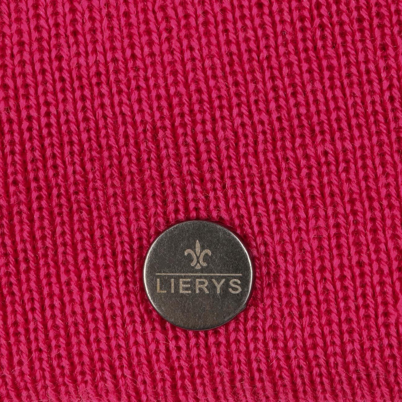 Lierys Strickmütze mit Italy Wintermütze Umschlag, pink (1-St) in Made