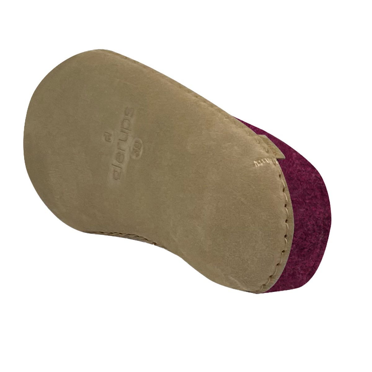 glerups dk Ledersohle Pantoffel (1-tlg) Pantoffeln - Aus 100% reiner Naturwolle, Schützt vor Geruch