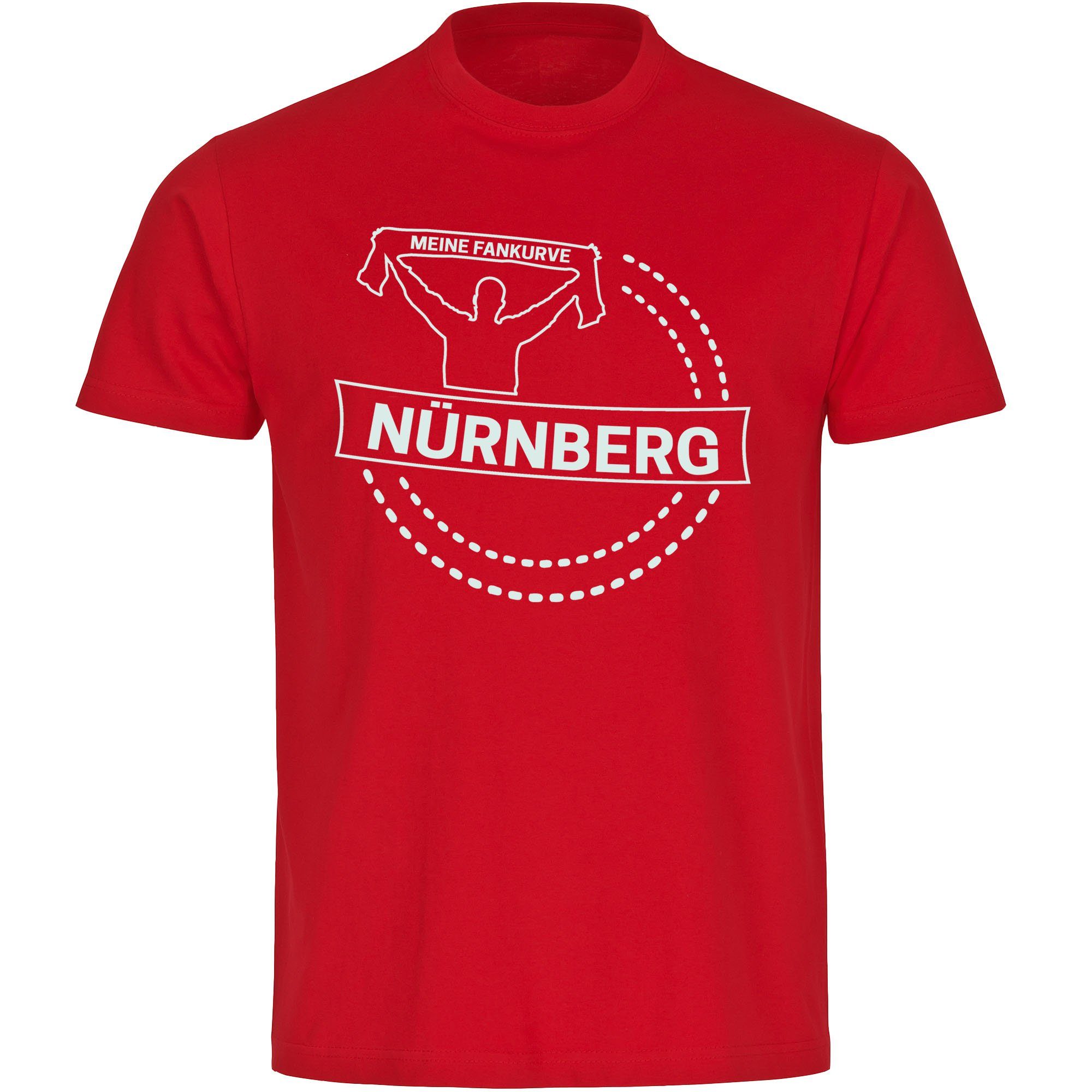 T-Shirt Herren Nürnberg - Meine Fankurve - Männer