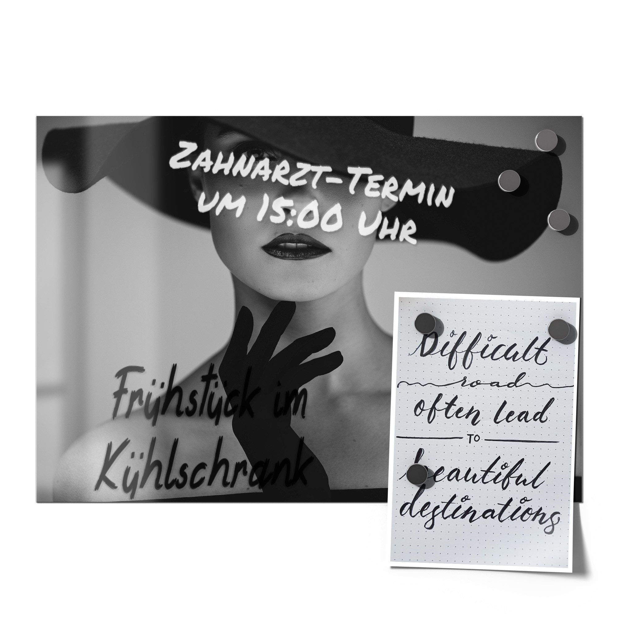 Thumbnail - DEQORI Magnetfolie 'Geheimnisvolle Eleganz', beschreibbar universal Magnetmatte magnetisch Folie Planer Kalender