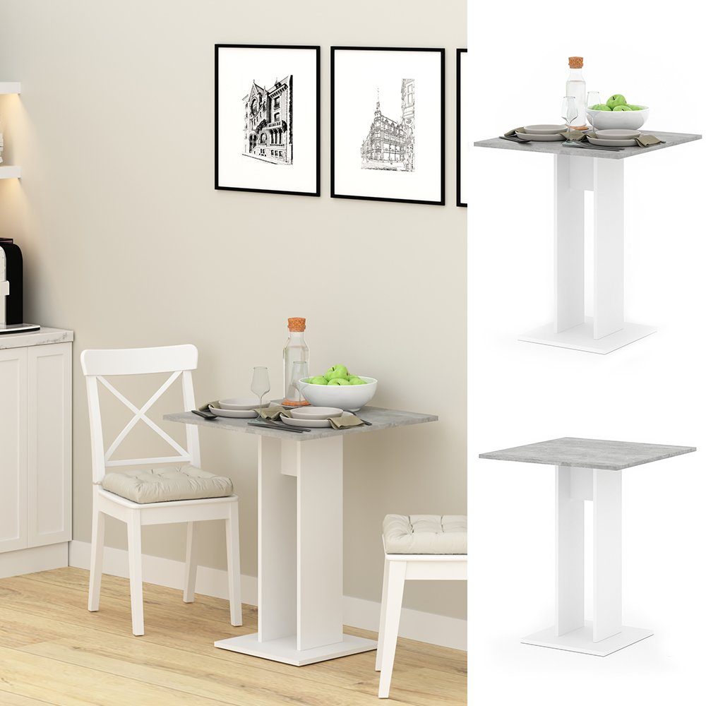 Vicco Esstisch Repose, Beton, 65 x 65 cm günstig online kaufen