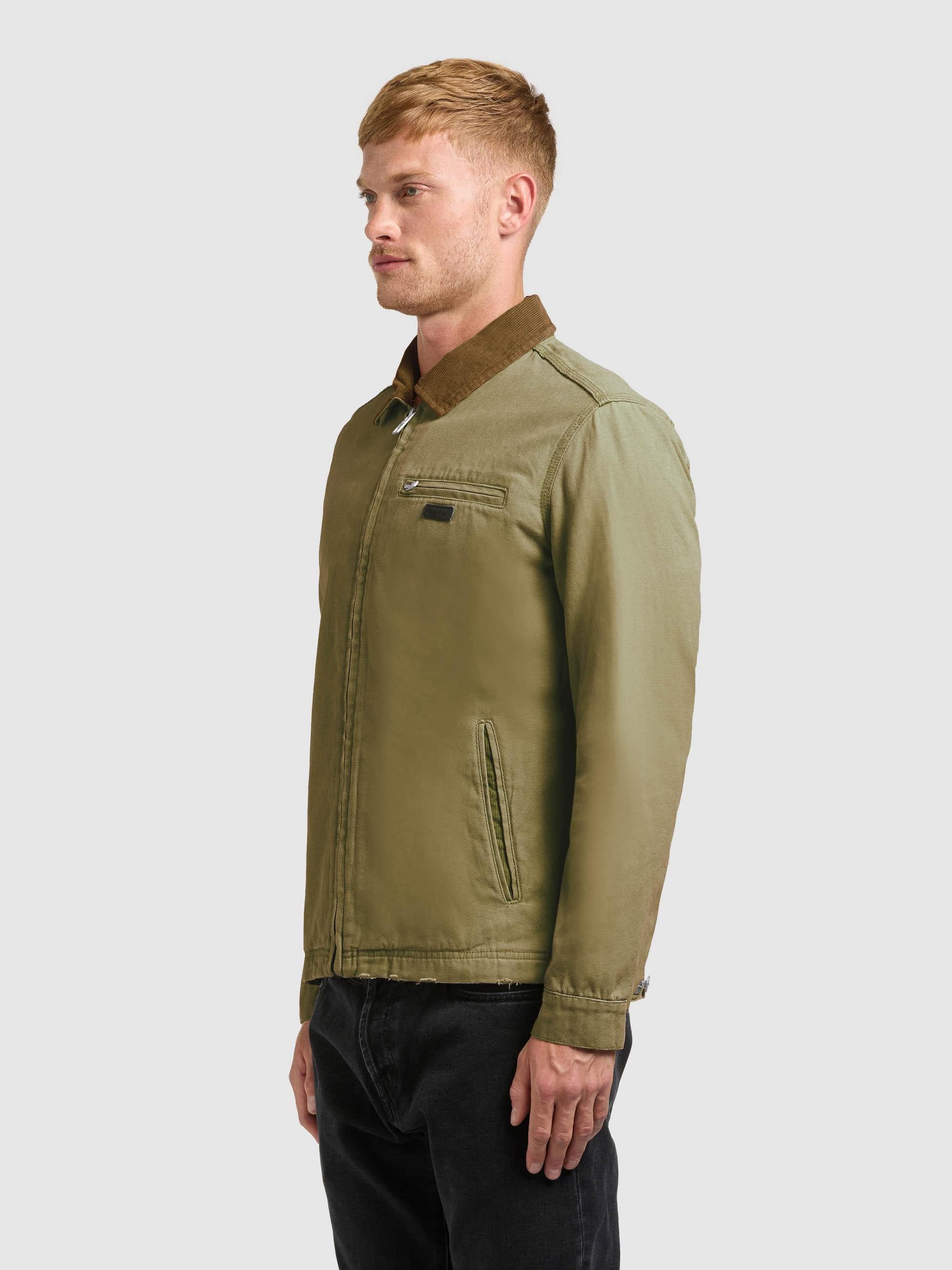 khujo Hemdjacke Deddy Modische Herren Jacke mit Kordkragen