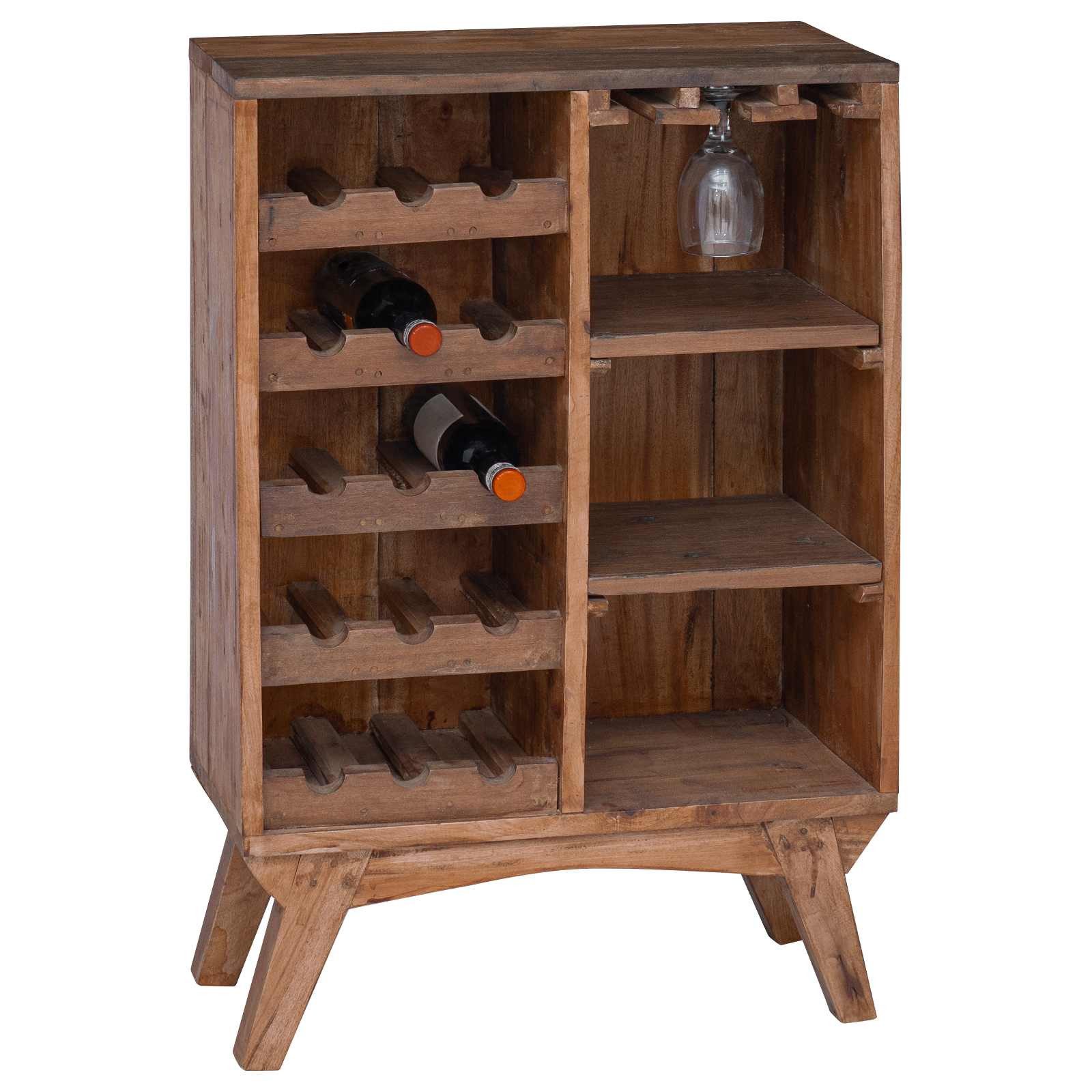 vidaXL Küchenorganizer-Set Regal Braun 60 x 30 x 90 cm Massives upgecyceltes Holz, (1-tlg)